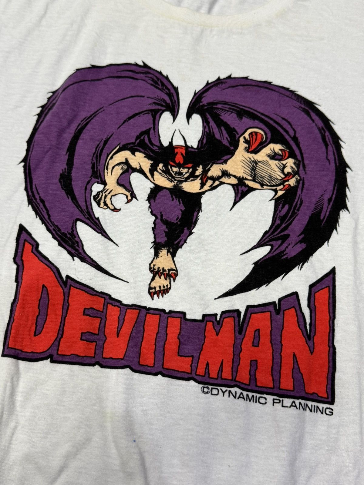 Anime × Cartoon Network × Japanese Brand VINTAGE DEVILMAN BIG PRINT SHIRT Size US L / EU 52-54 / 3 - 1 Thumbnail
