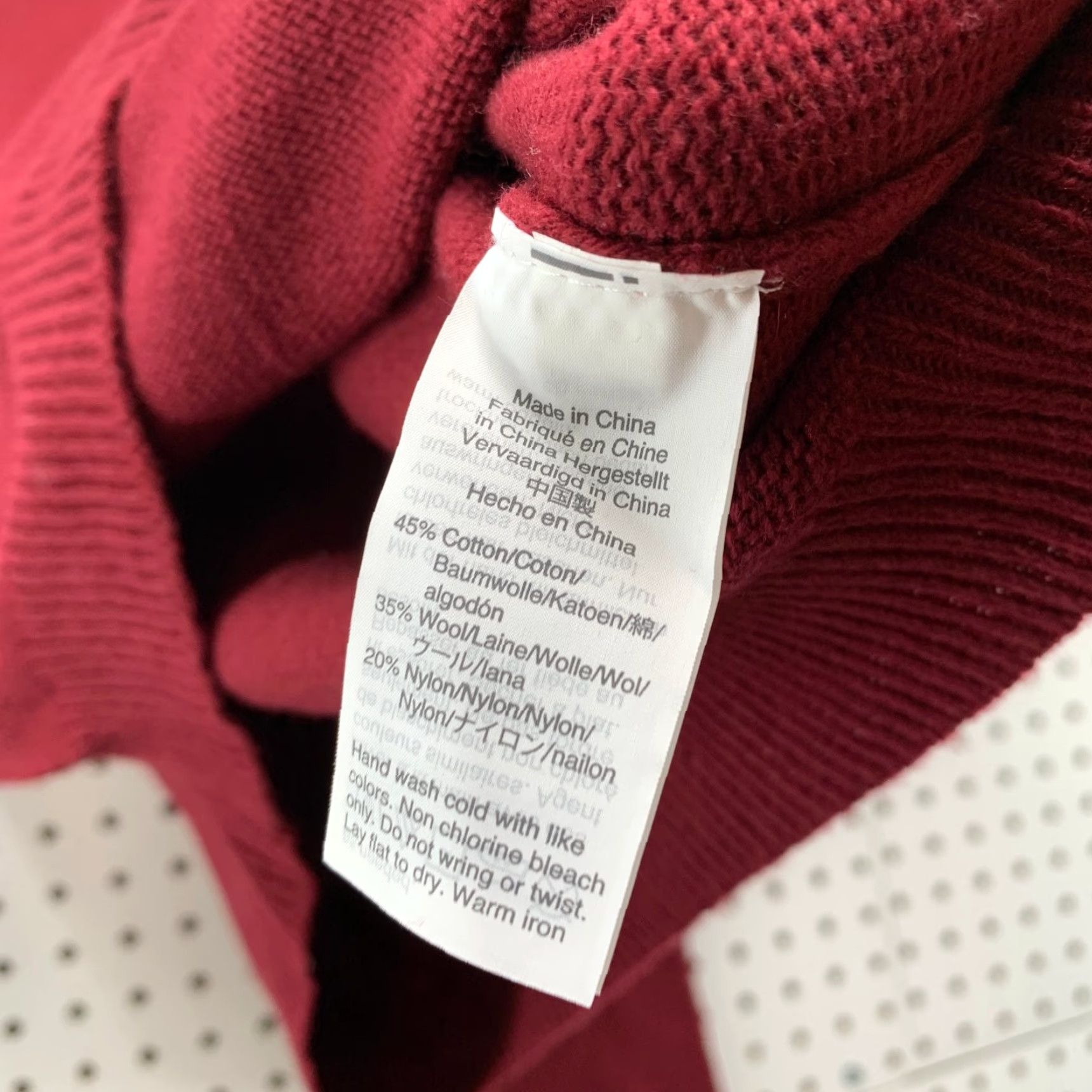 J.Crew NEW J.CREW Mercantile Sweater Womens Medium Red Wool Blend Ruffle Sleeve NWT Size M / US 6-8 / IT 42-44 - 6 Thumbnail