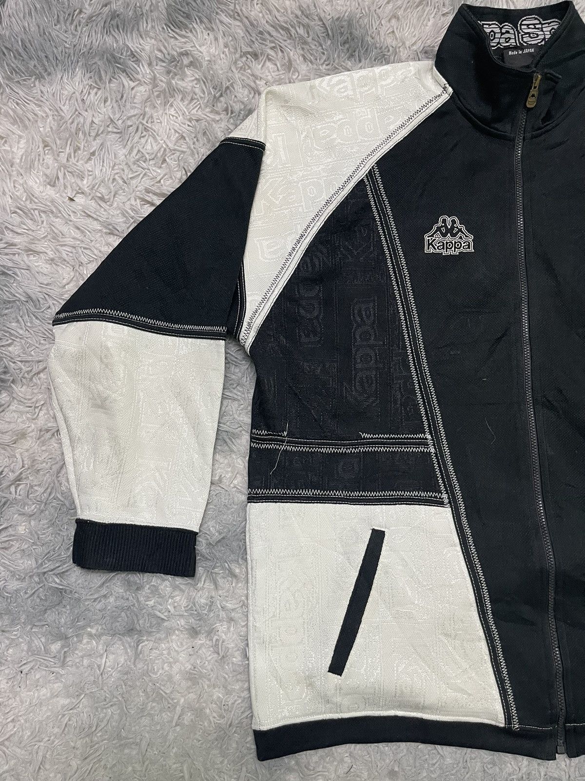 Japanese Brand × Kappa × Vintage 90s KAPPA ZIPPER JACKET FULLPRINT Size US L / EU 52-54 / 3 - 3 Thumbnail