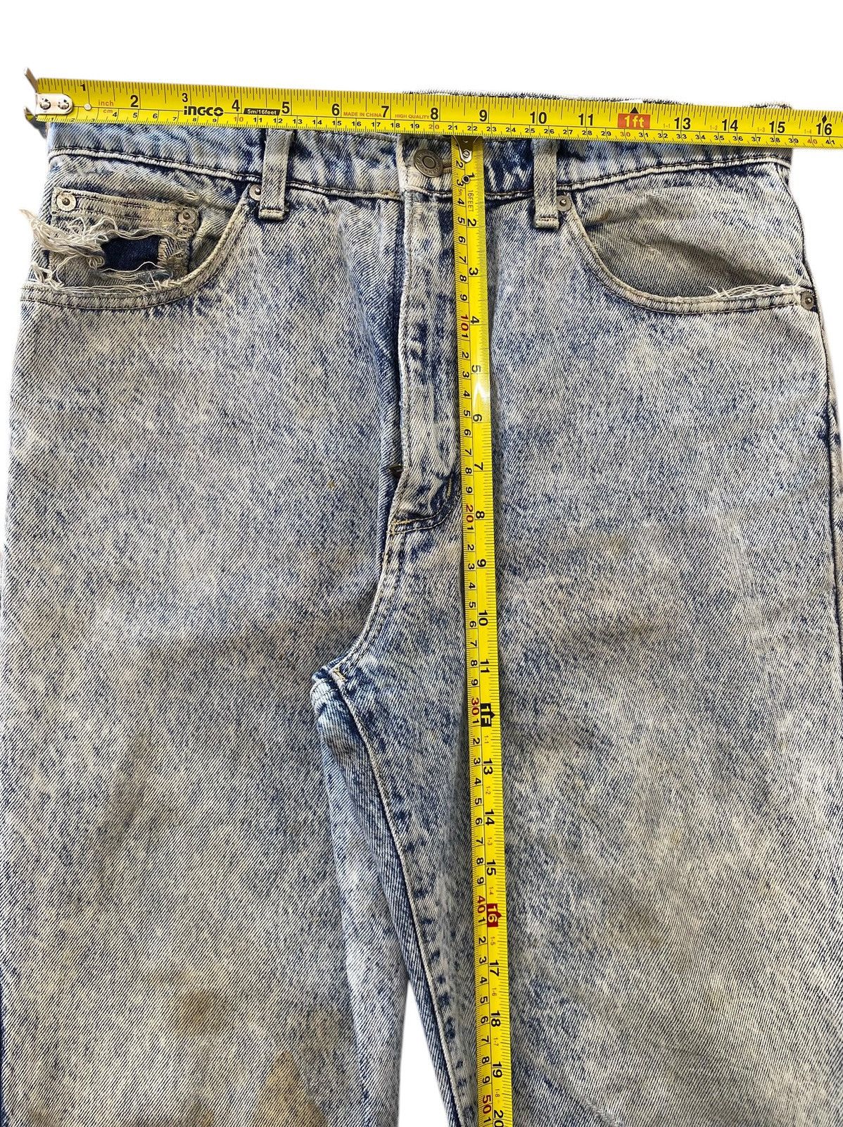 Wrangler Wrangler Acid Wash Style Skinny Leg Jeans Size US 30 / EU 46 - 6 Thumbnail
