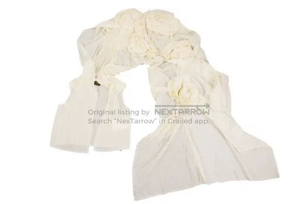 Comme des Garcons Comme des Garcons size F Beige vintage rose design waistco Size S / US 4 / IT 40 - 2 Thumbnail