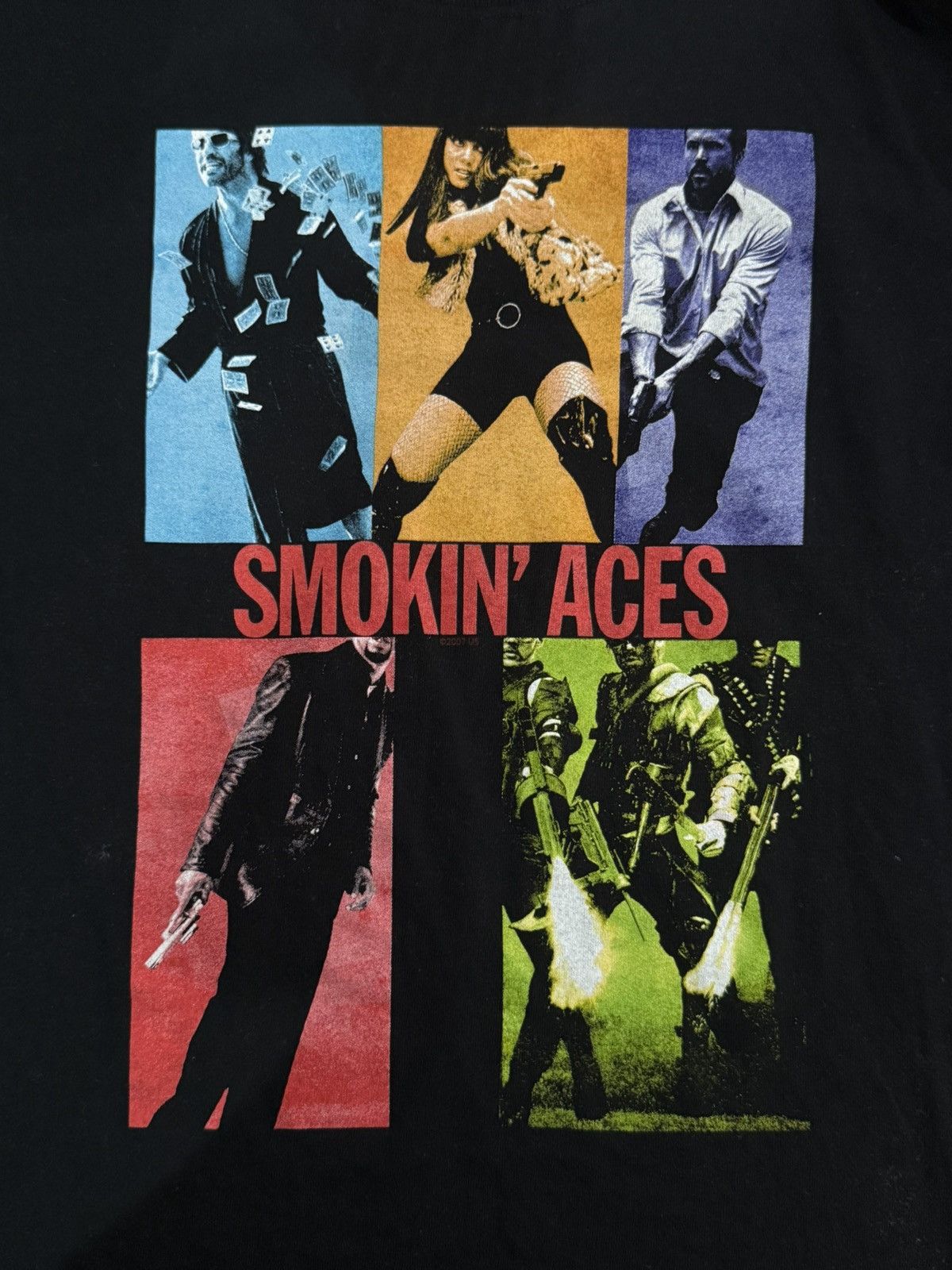 Vintage Vintage 00s Smokin’ Aces Movie Promo T-Shirt Size US XL / EU 56 / 4 - 7 Thumbnail