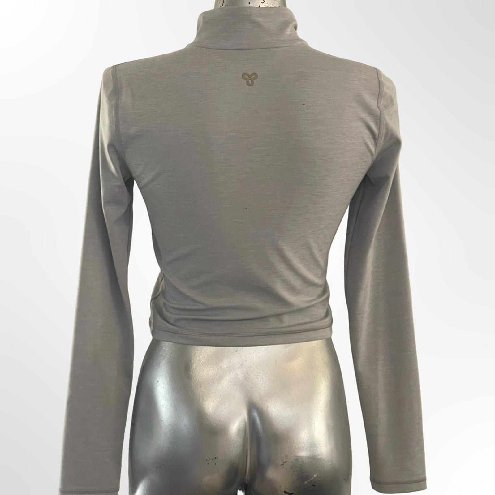Other Golden Women's Medium sized Gray Long Sleeve Short Top Size M / US 6-8 / IT 42-44 - 3 Thumbnail