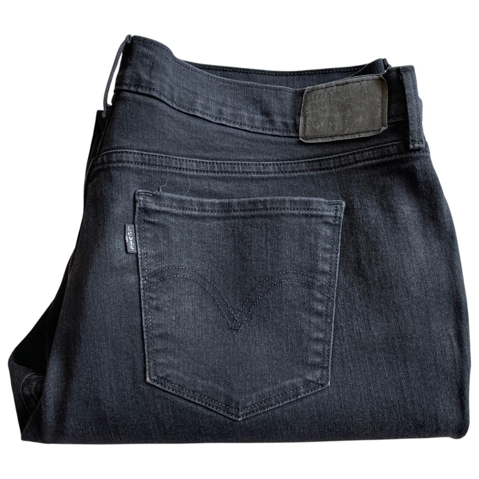 Levi's Levi’s 505 Women’s Black Jeans 16W 33x32 Straight CLEAN! Size 38" / US 16 / IT 52 - 9 Thumbnail