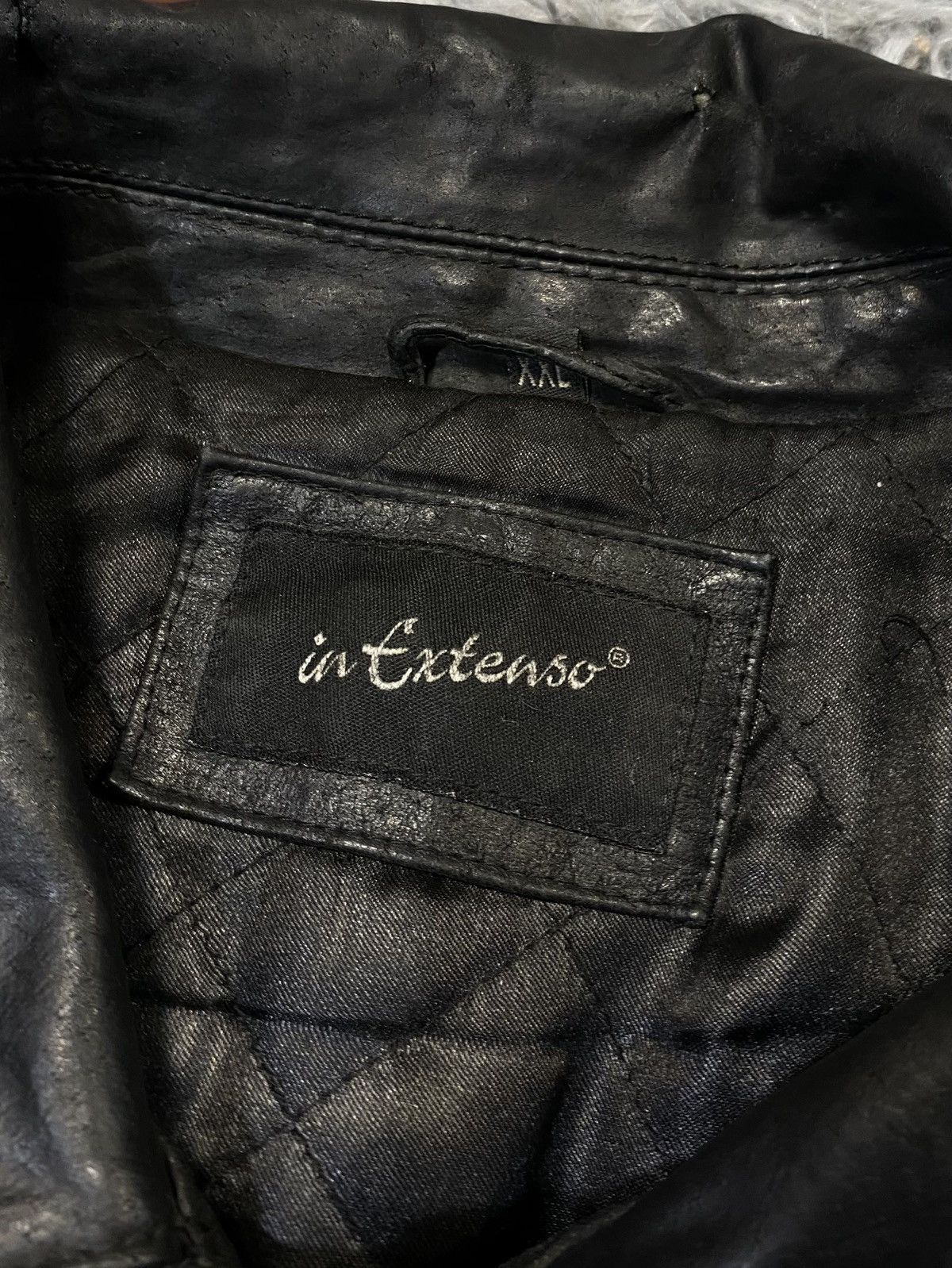 Vintage Black Leather Jacket XXL Japanese Brand Size US XXL / EU 58 / 5 - 3 Thumbnail
