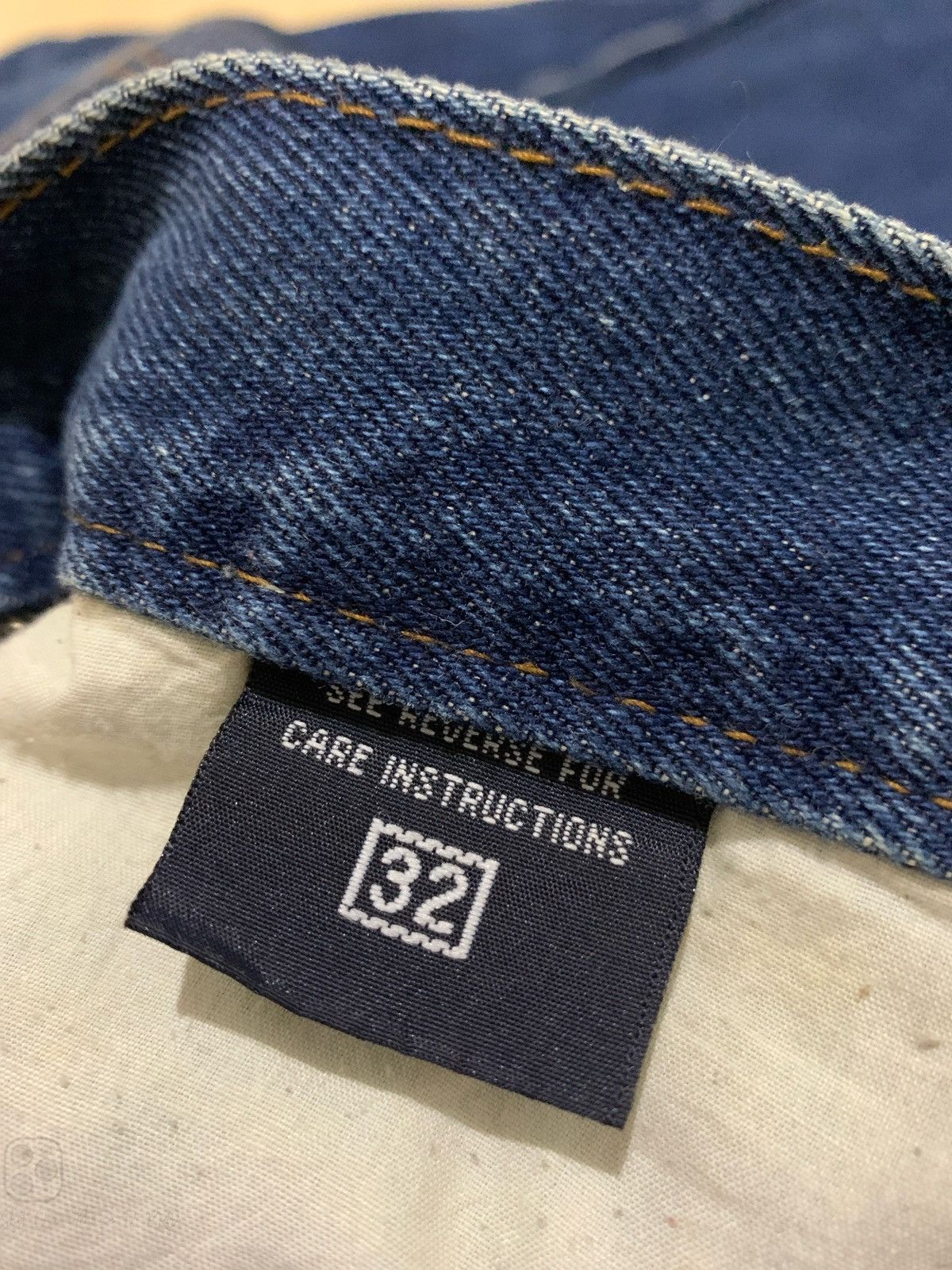 20471120 × Hysteric Glamour × Japanese Brand Vintage Y2k Damani Dada Baggy Denim Jeans Size US 32 / EU 48 - 11 Thumbnail