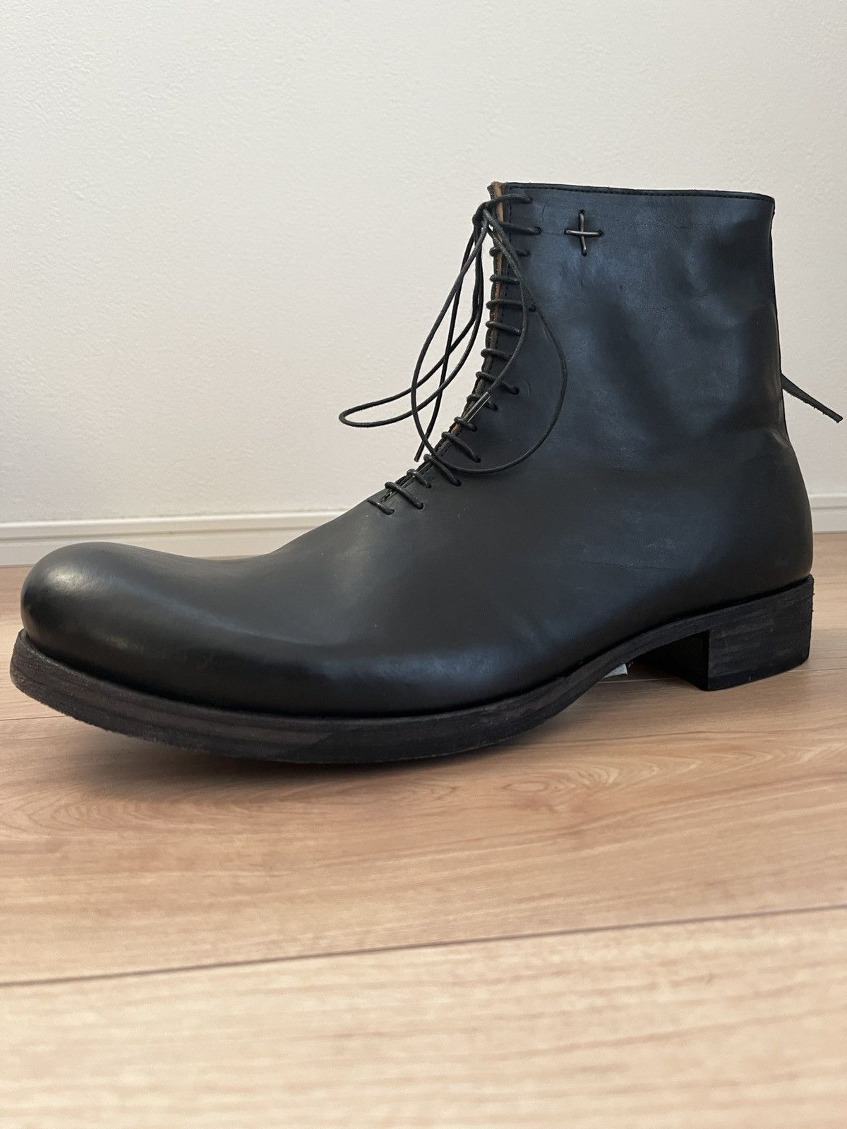Ma+ m.a+/S1B2Z VA 1,5 short back zipper boot w/laces Size US 10 / EU 43 - 11 Thumbnail