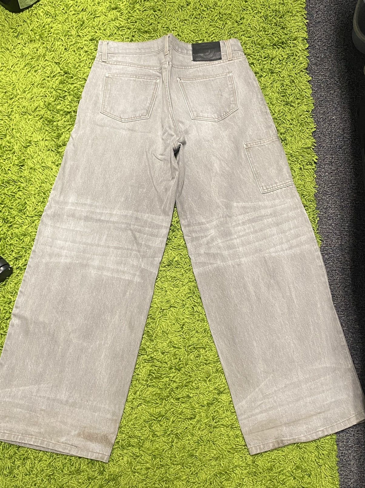 Japanese Brand Discontd Baggy Denim Bleach Size ONE SIZE - 3 Thumbnail