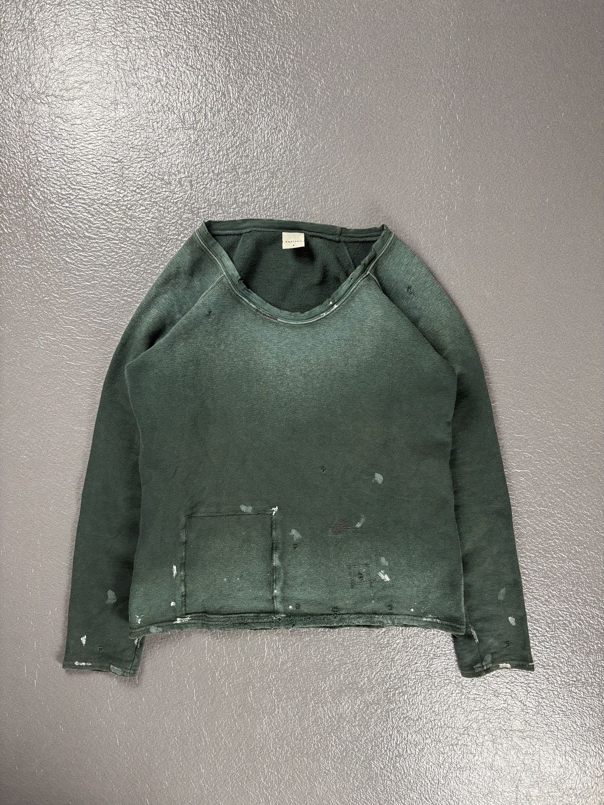 Kapital Kapital Archive Distressed Boro Sweatshirt Green Size US M / EU 48-50 / 2 - 1 Thumbnail