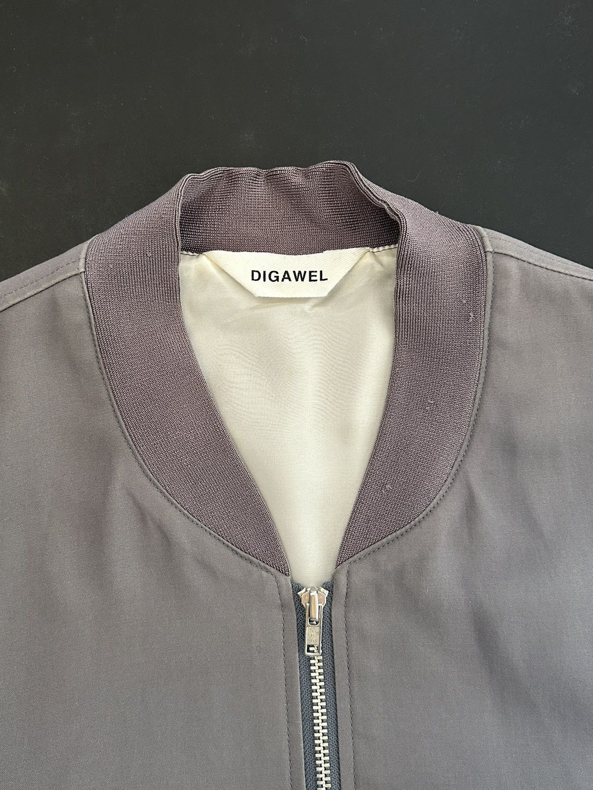 DIGAWEL Gray Digawel Bomber Jacket Size US M / EU 48-50 / 2 - 2 Thumbnail