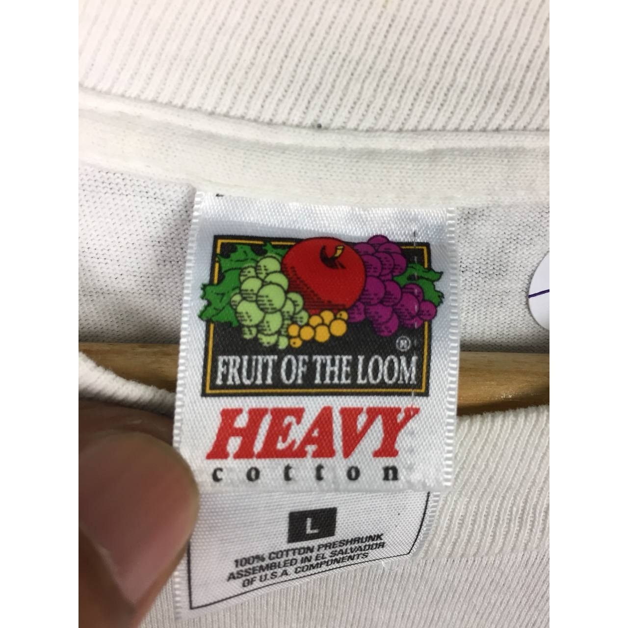 Fruit Of The Loom × Vintage Vtg 90s Distressed Joe’s Crab Shack Joe Know Elvis Promo Tee Size US L / EU 52-54 / 3 - 18 Thumbnail