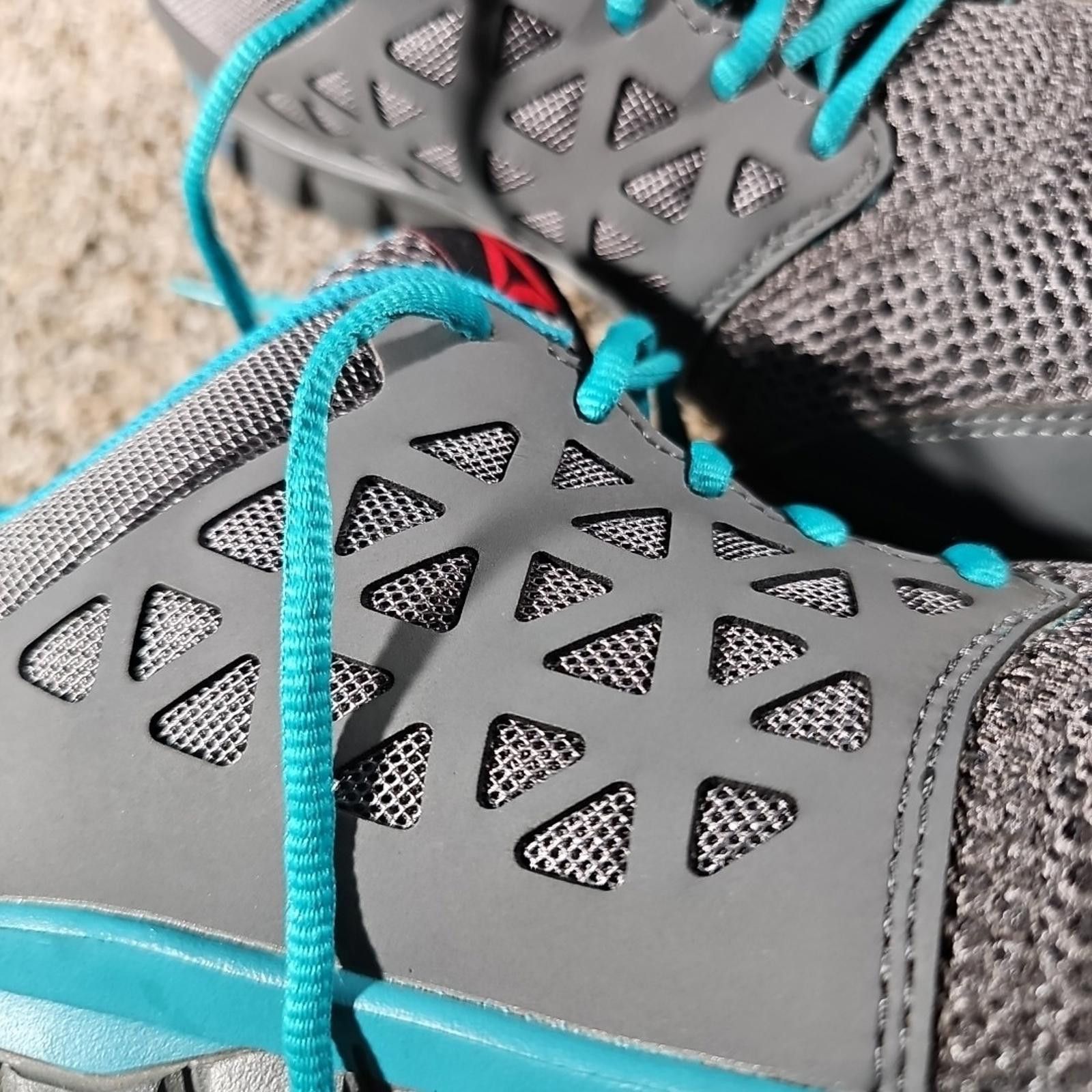 Reebok Reebok Women’s RB045 Alloy Toe Work Gray Teal Size 11M Size US 11 / IT 41 - 2 Thumbnail