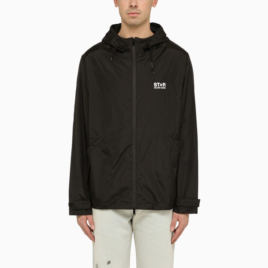 image of Golden Goose O1D2Blof0424 Hoodie Jacket In Black, Men's (Size Medium)