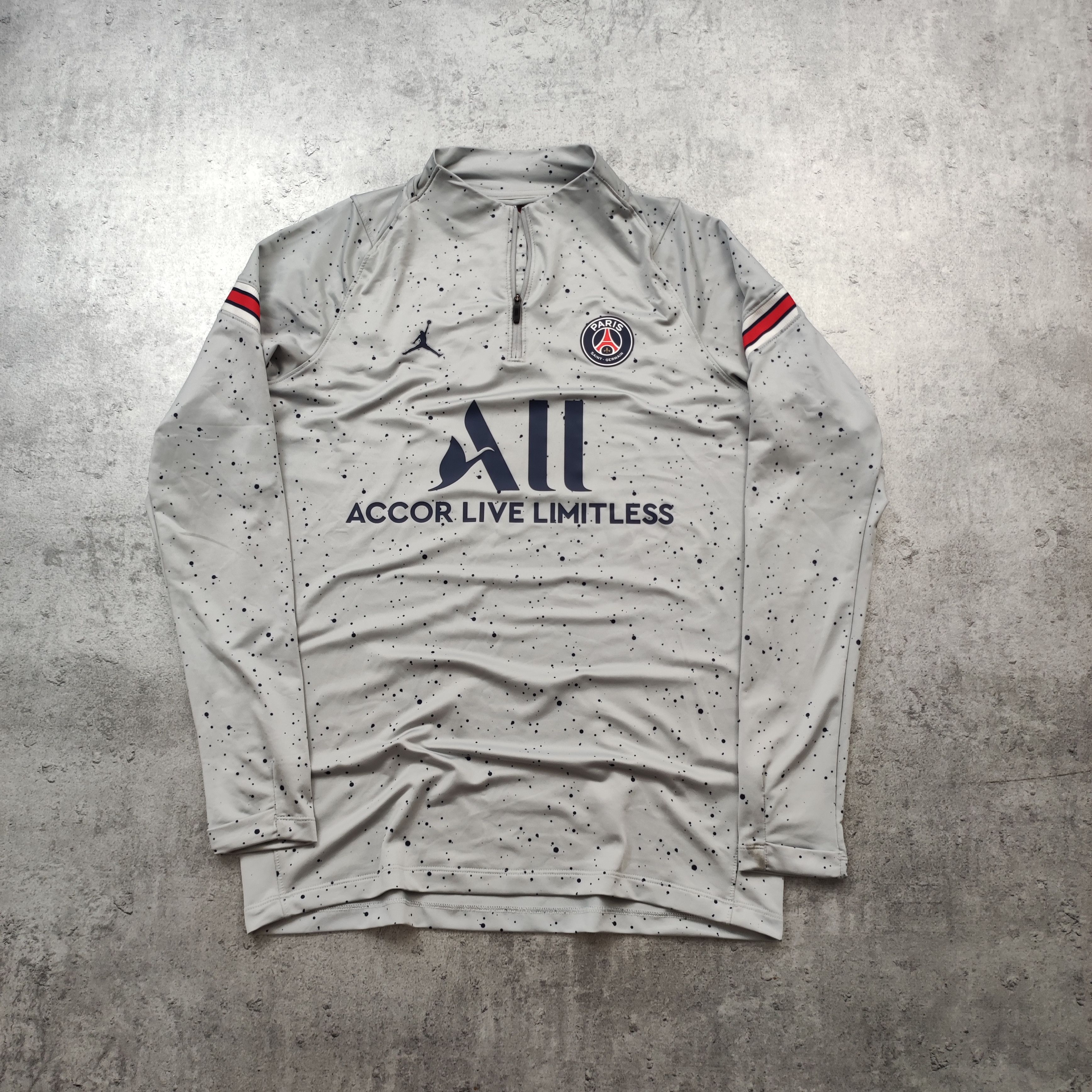 Nike Nike x PSG Paris Saint Germain Jordan Striker Zip Jersey Size US M / EU 48-50 / 2 - 2 Thumbnail