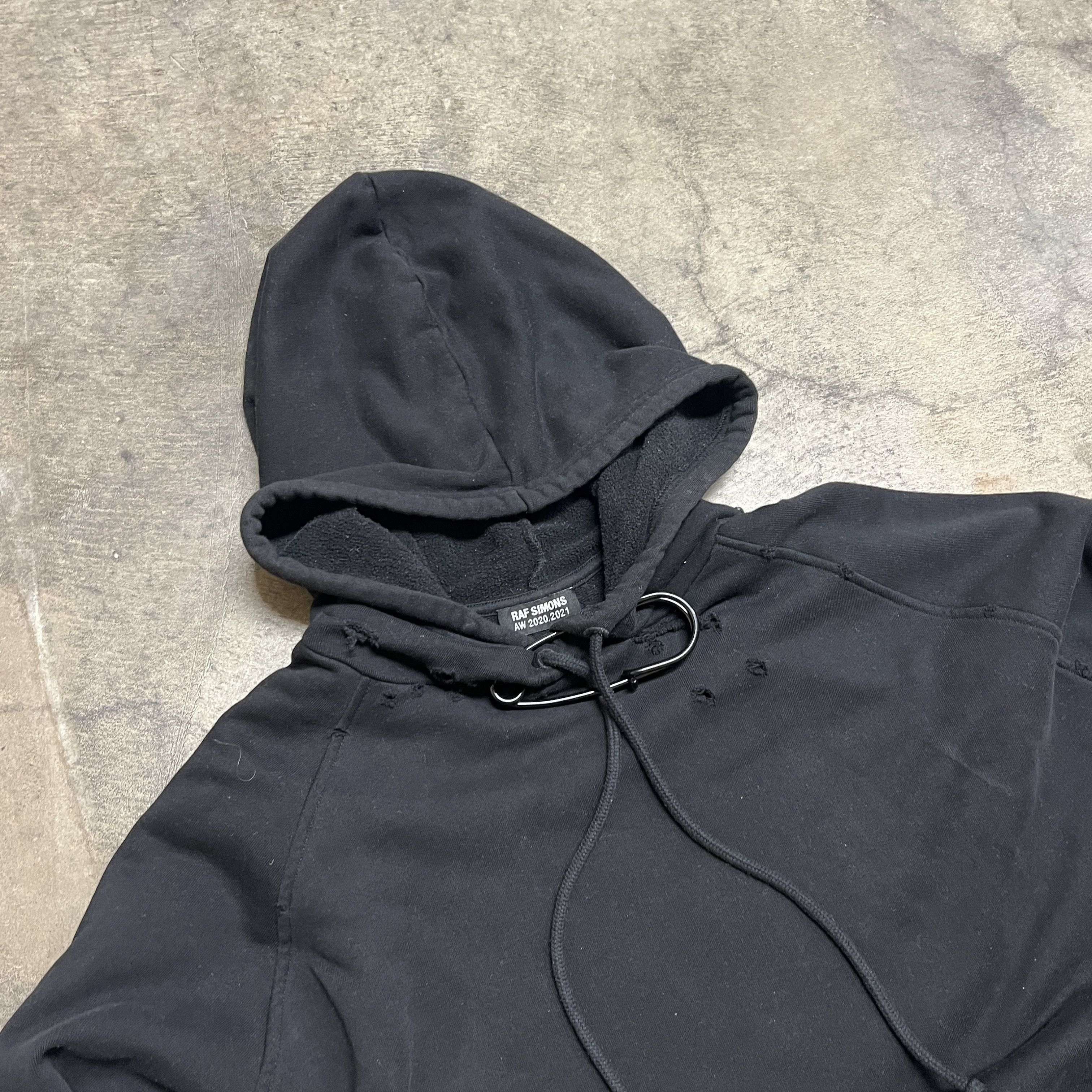 Raf Simons Raf Simons Sample Destroyed Hoodie Size US L / EU 52-54 / 3 - 1 Thumbnail