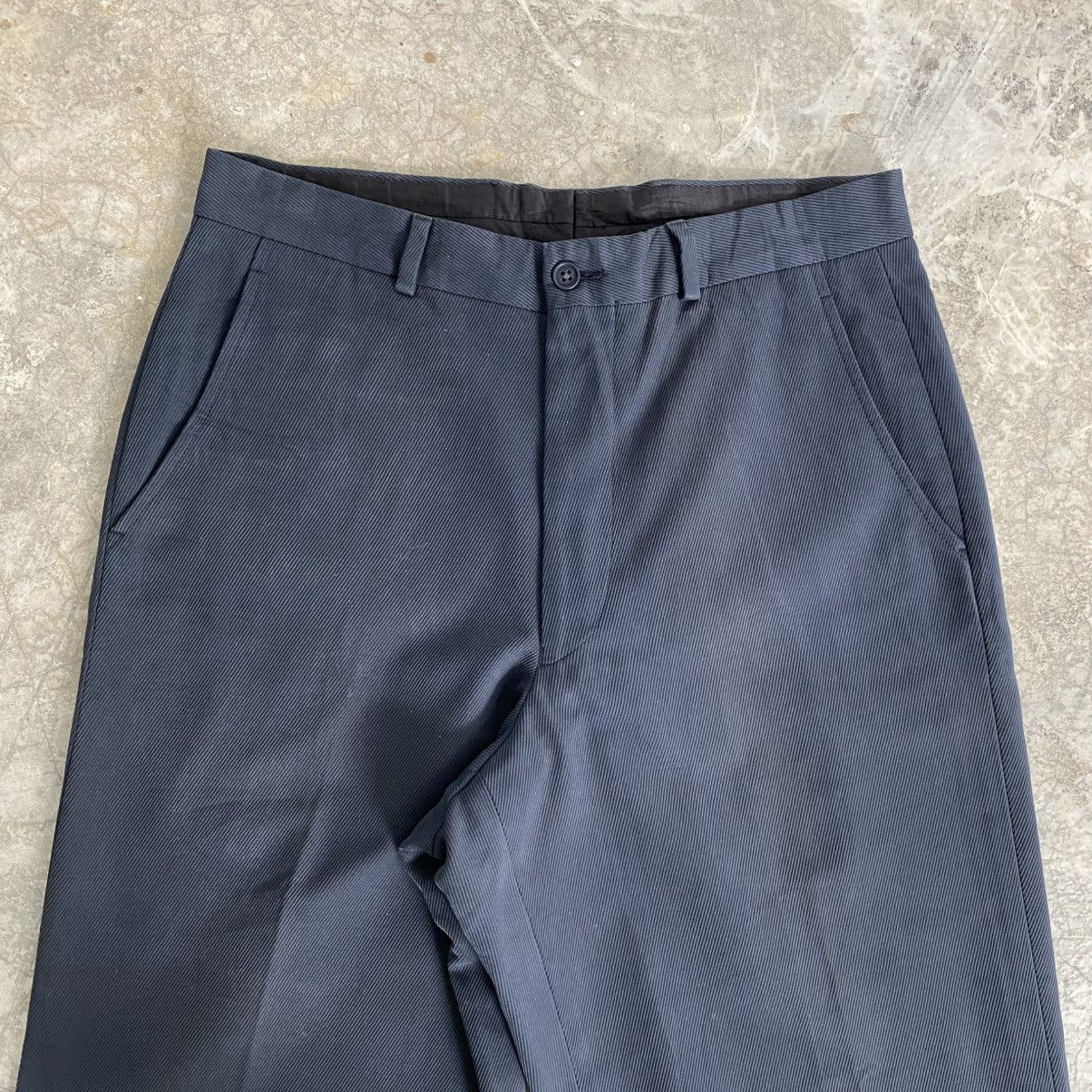 Emporio Armani 1990’s Emporio Armani Twill Cotton Wide Trouser Pants Size US 31 - 9 Thumbnail