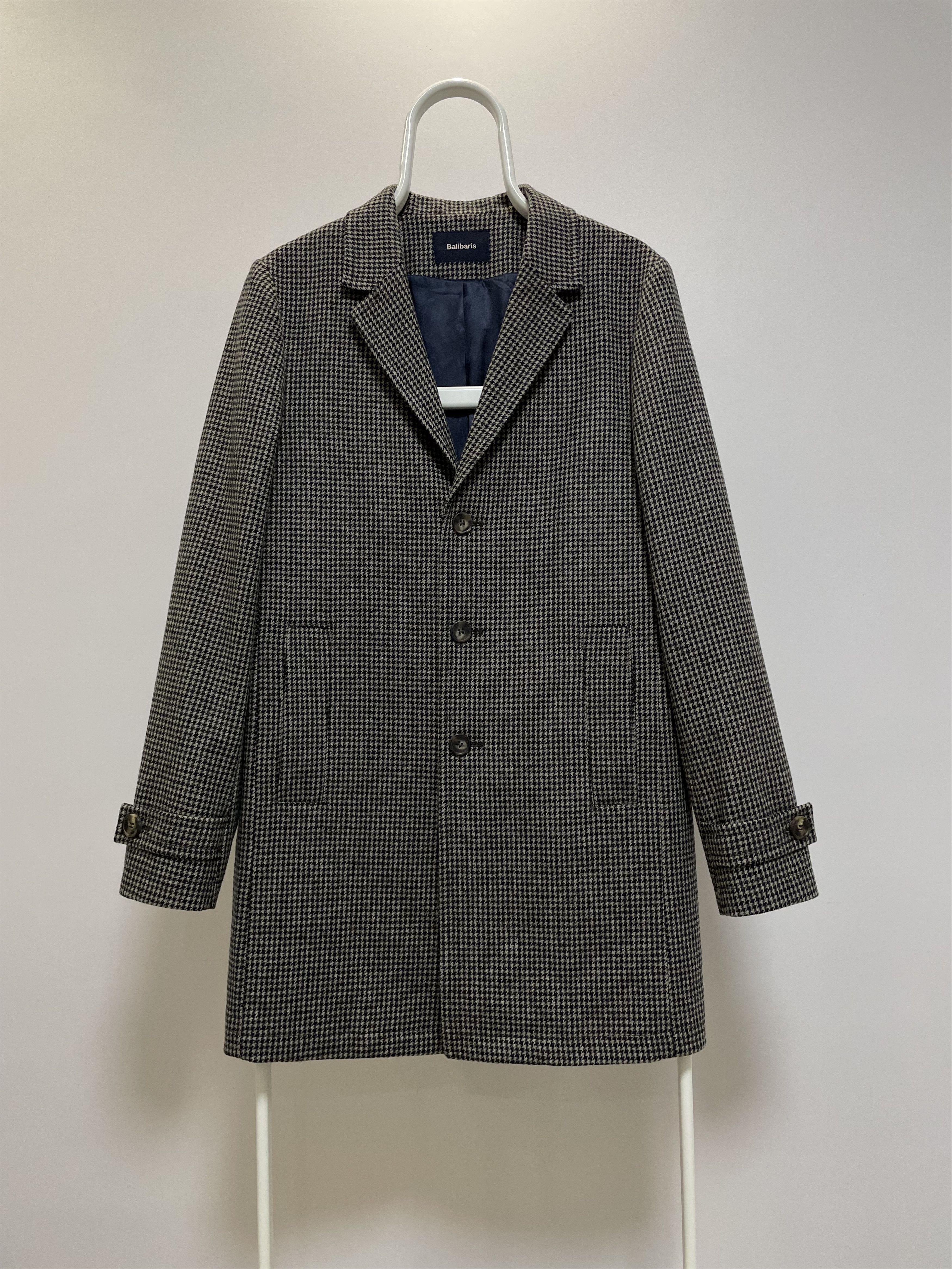 Balibaris Balibaris Overcoat Tweed Wool Coat Edmond Jacket Trench Mens Size US S / EU 44-46 / 1 - 3 Thumbnail