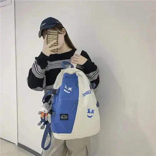 Japanese Brand Fashion cute teddy bear cartoon smile backpack y2k Size ONE SIZE - 3 Thumbnail