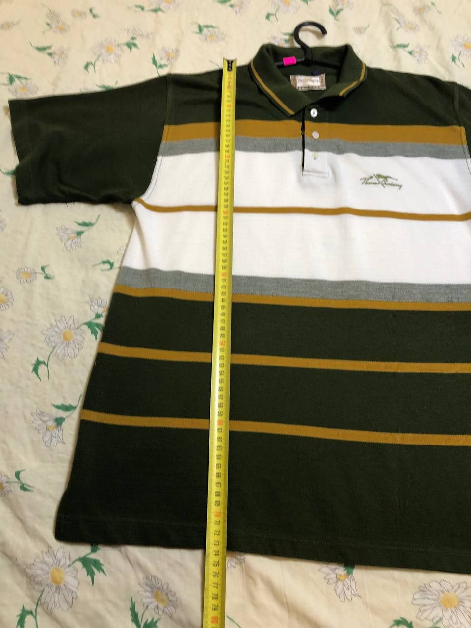 Burberry Thomas Burberry Shirt Multicolor Striped Embroidered POLO Size US L / EU 52-54 / 3 - 5 Thumbnail
