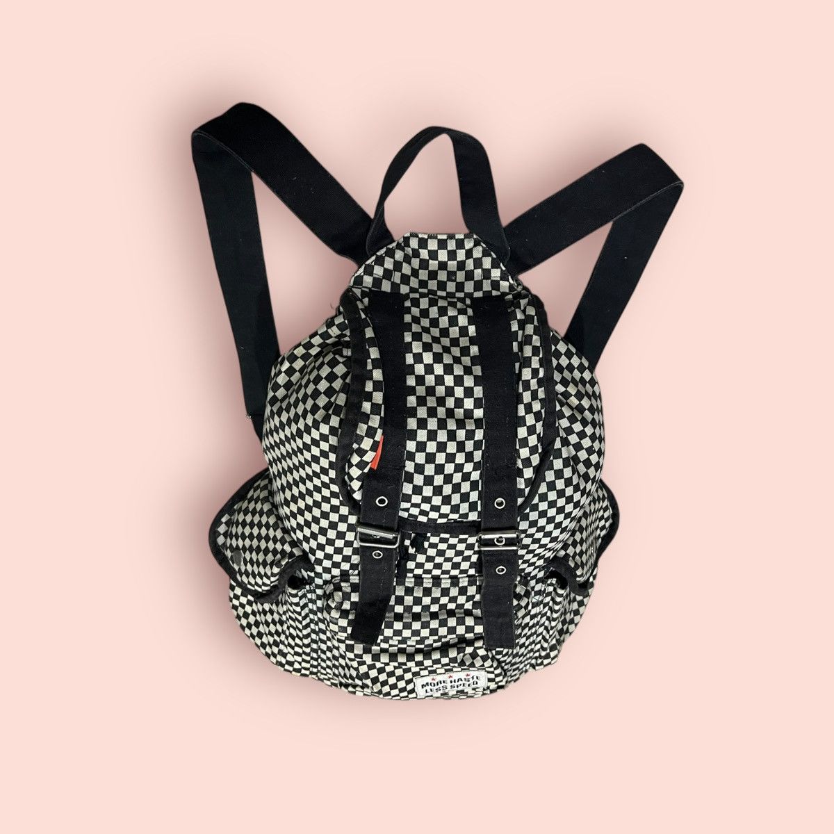 Vintage VINTAGE JAPAN DESIGN CHECKERED CANVAS BACKPACK / RUCKSACK Size ONE SIZE - 19 Thumbnail