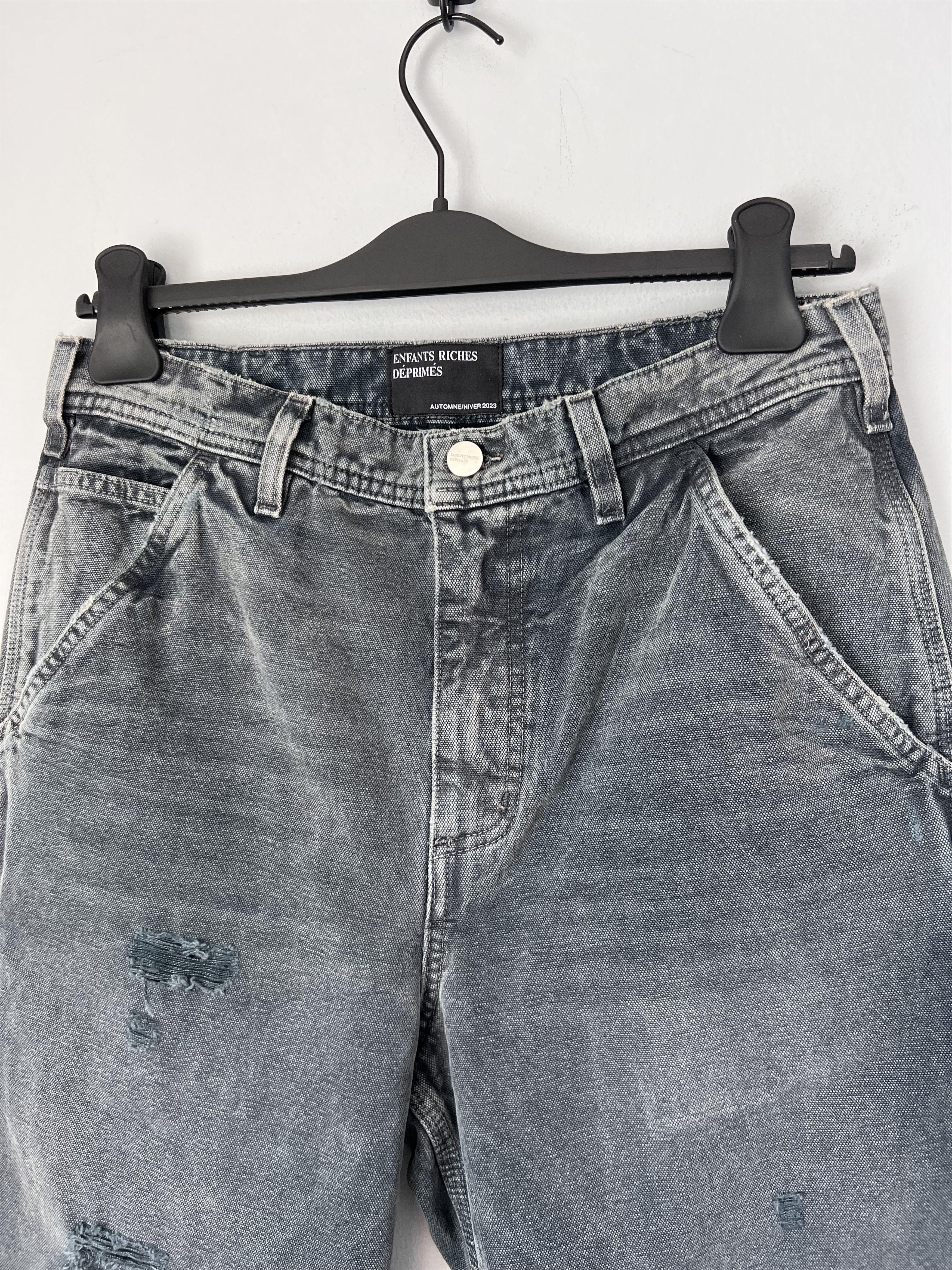 Enfants Riches Deprimes Enfants Riches Deprimes Paint Pants in Black Size US 30 / EU 46 - 2 Thumbnail