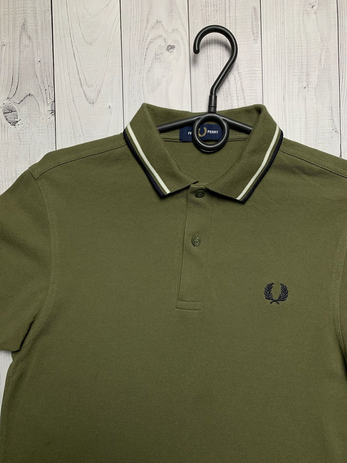 Fred Perry Vintage Fred Perry polo olive size S khaki Size US S / EU 44-46 / 1 - 2 Thumbnail