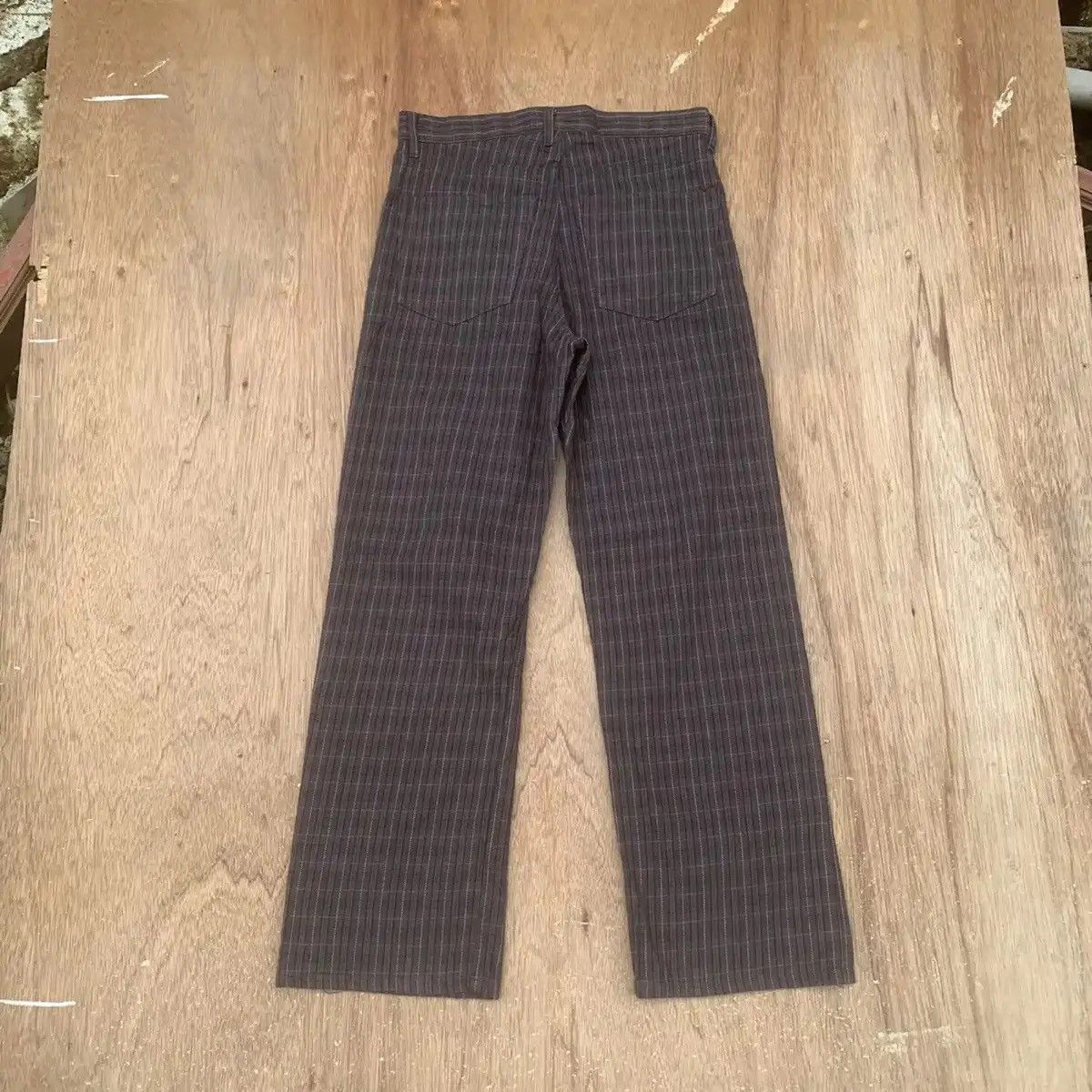 Hysteric Glamour NICE !! PLUS ONE JAPAN TROUSERS JEANS STRIPED PLAID PANTS Size US 28 / EU 44 - 9 Thumbnail