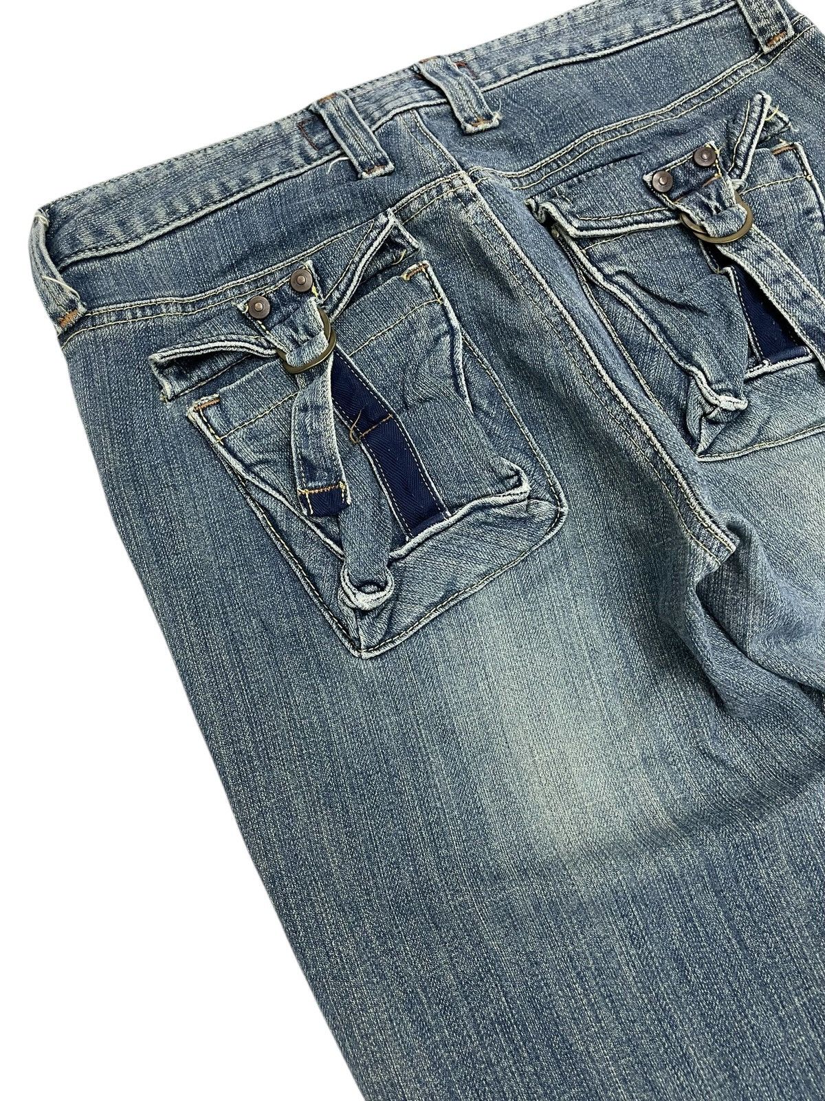 Japanese Brand × Tornado Mart et/ET BOÎTE Mud Wash Old Vintage Flare Nippon Denim Size US 28 / EU 44 - 13 Thumbnail