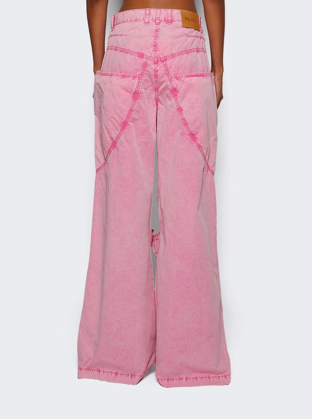 The Attico o1mle0526 Long Jeans in Pink Size 27" / US 4 / IT 40 - 5 Thumbnail