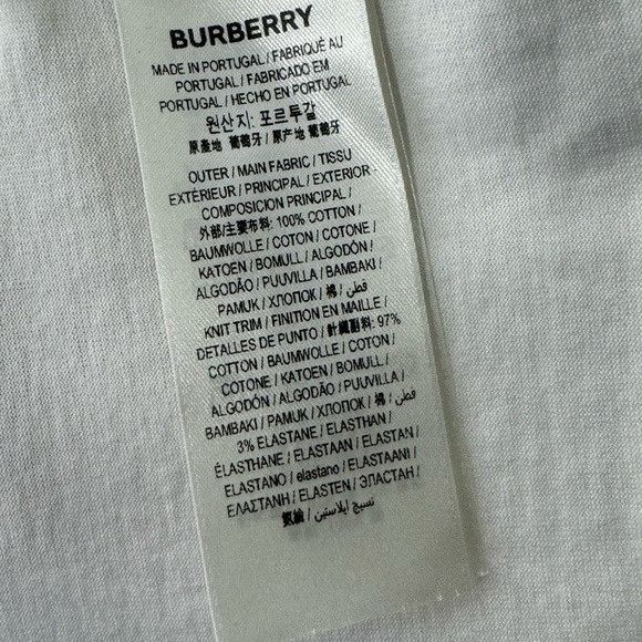 Burberry Burberry Montage Swan Print Cotton T-Shirt White Men’s Small Size US S / EU 44-46 / 1 - 3 Thumbnail
