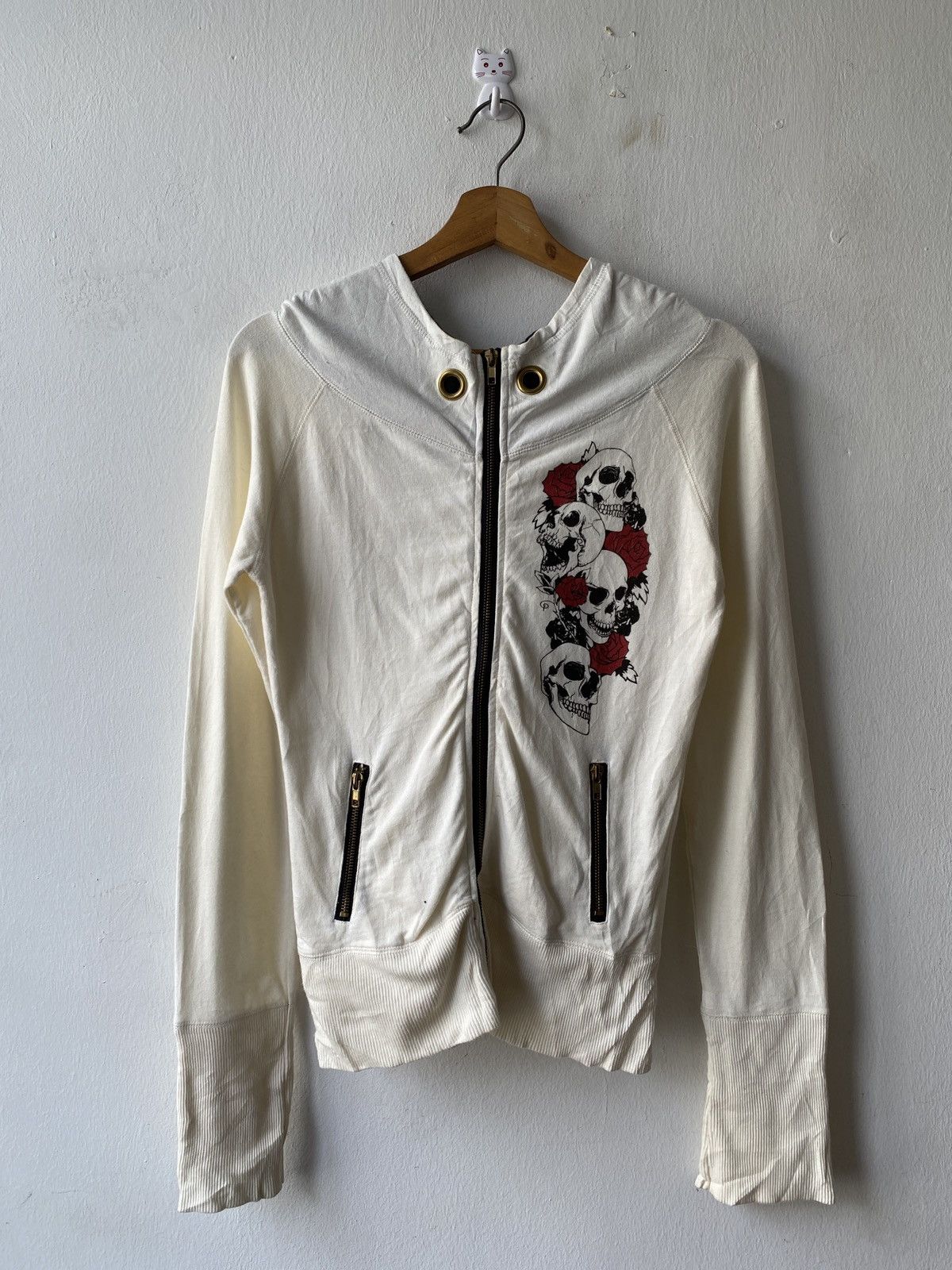 If Six Was Nine D.i.a Japan Skulls Cross Rose Logo Hoodie Size US S / EU 44-46 / 1 - 5 Thumbnail