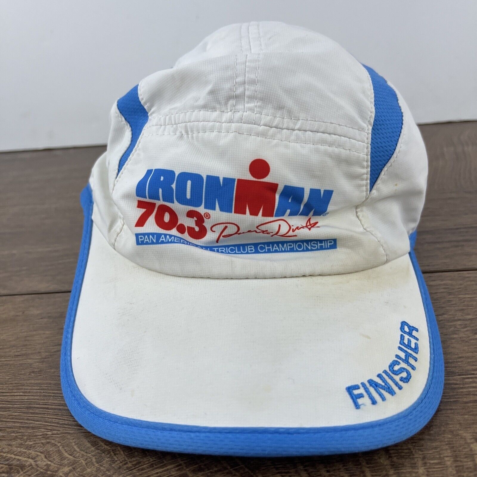 Other Iron Man Hat 70.3 Finisher Pan American White Hat Adjustable Size ONE SIZE - 3 Thumbnail