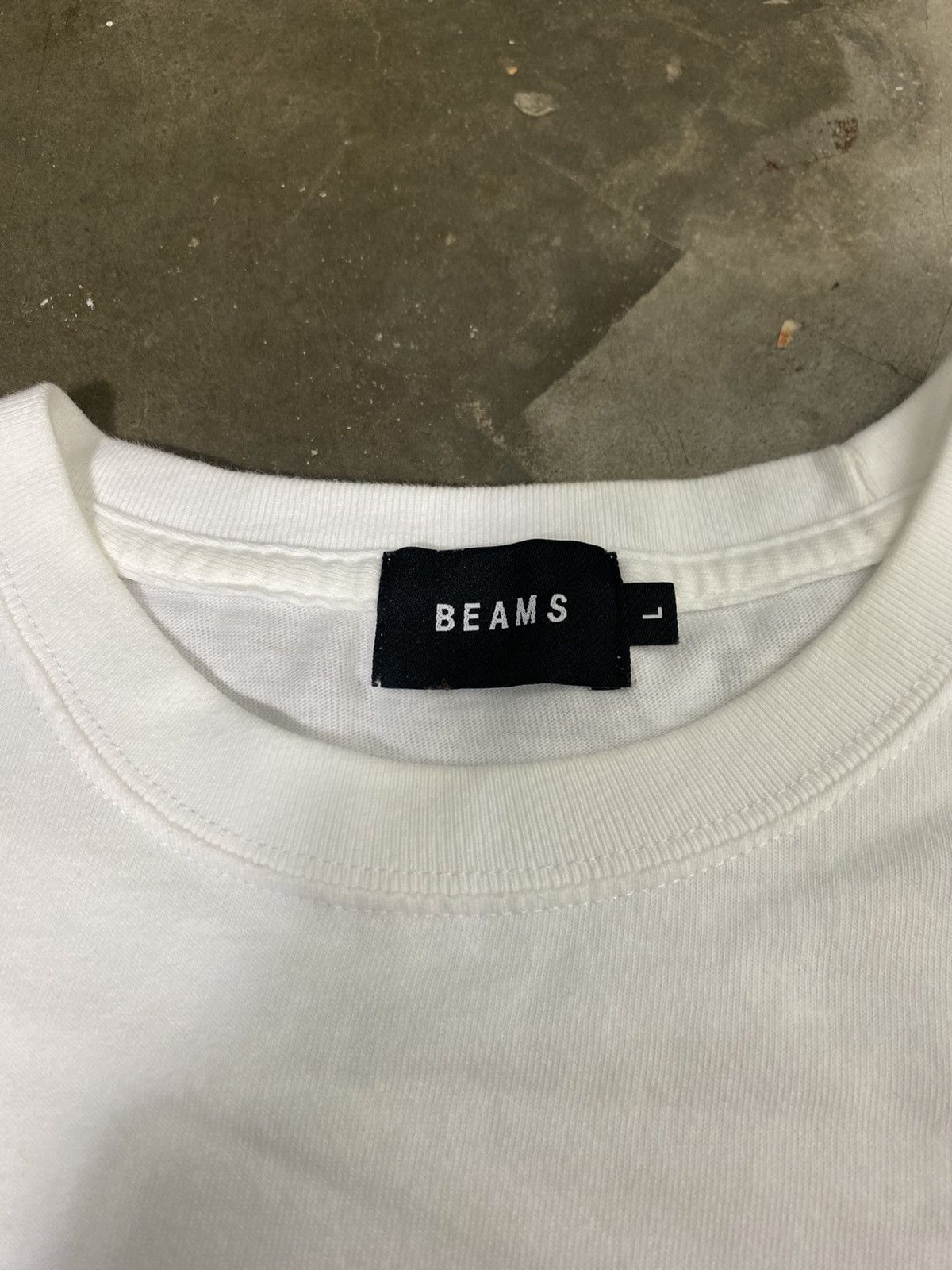 Beams Plus Rare Beams Japanese Brand Spell Out Tee Shirt Size US L / EU 52-54 / 3 - 5 Thumbnail