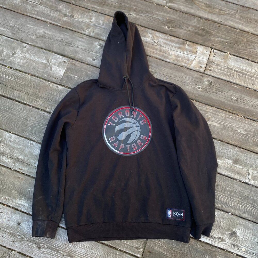 Hugo Boss Hugo Boss X NBA Basic Toronto Raptors Hoodie XL Black Size US XL / EU 56 / 4 - 2 Thumbnail