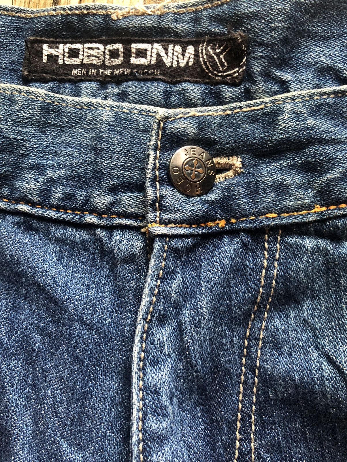 Hobo Grail🔥 Y2K Hobo Baggy Denim Embroidery Fubu Size US 34 / EU 50 - 6 Thumbnail