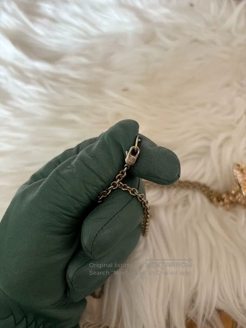 Vivienne Westwood Vivienne Westwood Large Pink Gold Mayfair Orb Knit Necklac Size ONE SIZE - 7 Thumbnail