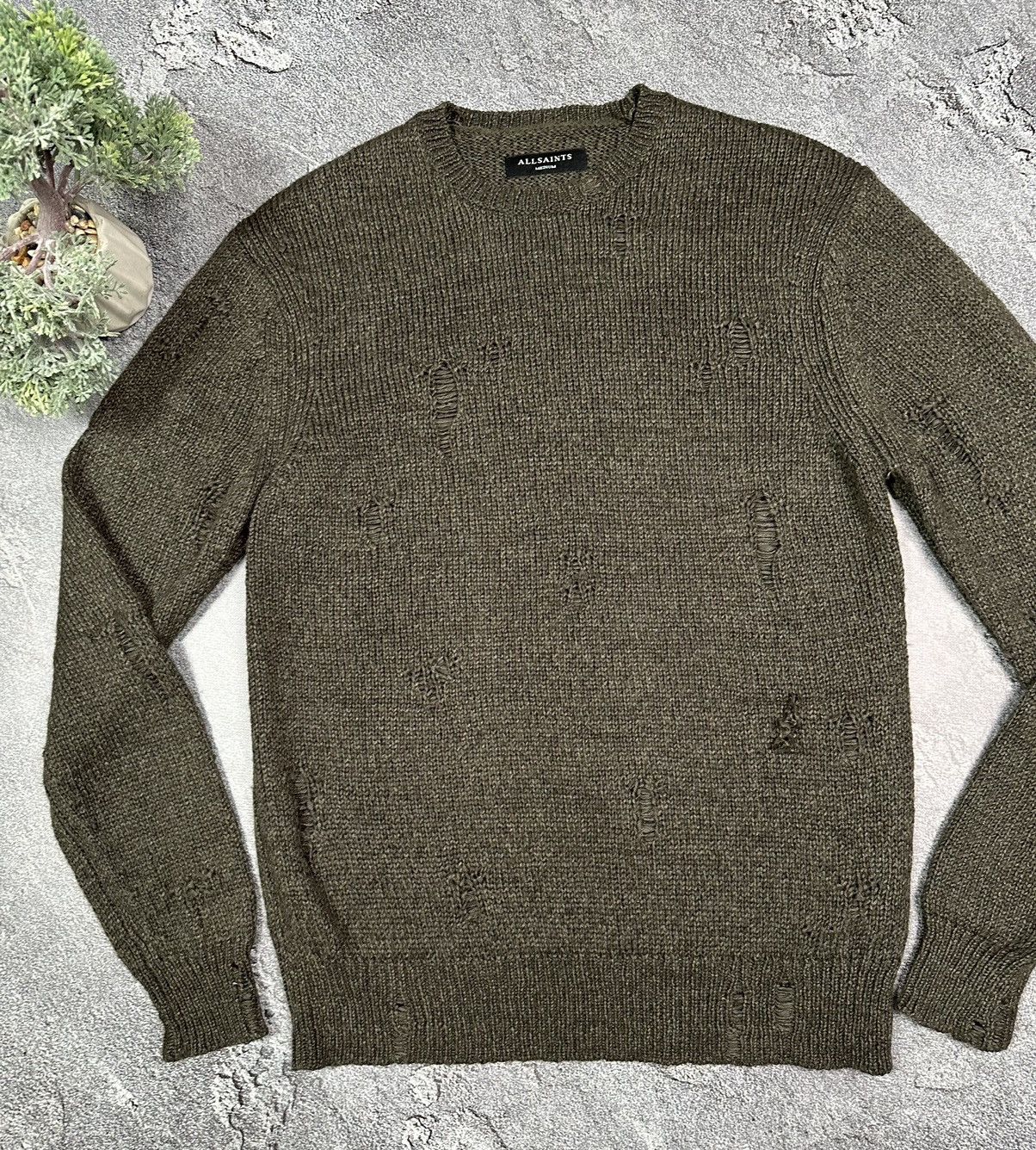 Allsaints AllSaints distressed style sweater Size US M / EU 48-50 / 2 - 4 Thumbnail