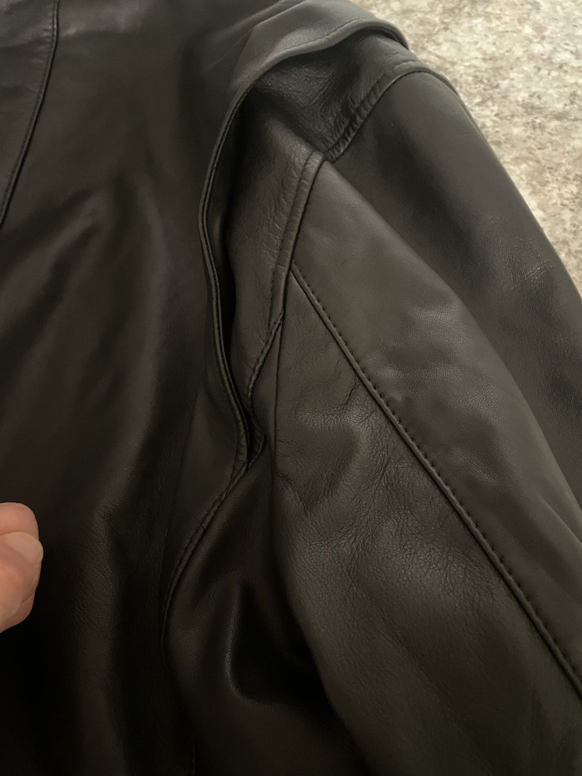 Wilsons Leather Lamb skin leather jacket Size US XL / EU 56 / 4 - 16 Thumbnail