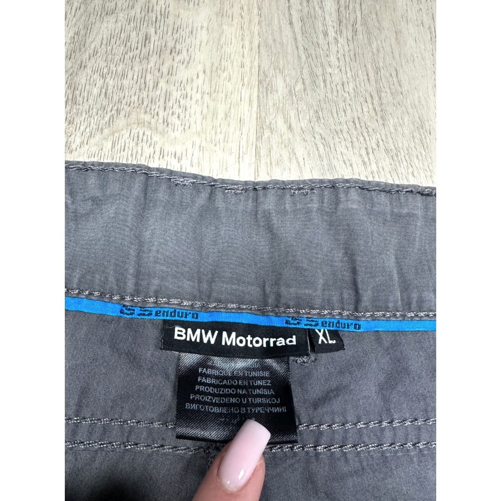 BMW BMW Motorrad Enduro Mens Cargo Pants XL Gray Cotton Logo Cargo Pants Mens XL Gray BMW Size US 36 / EU 52 - 4 Thumbnail