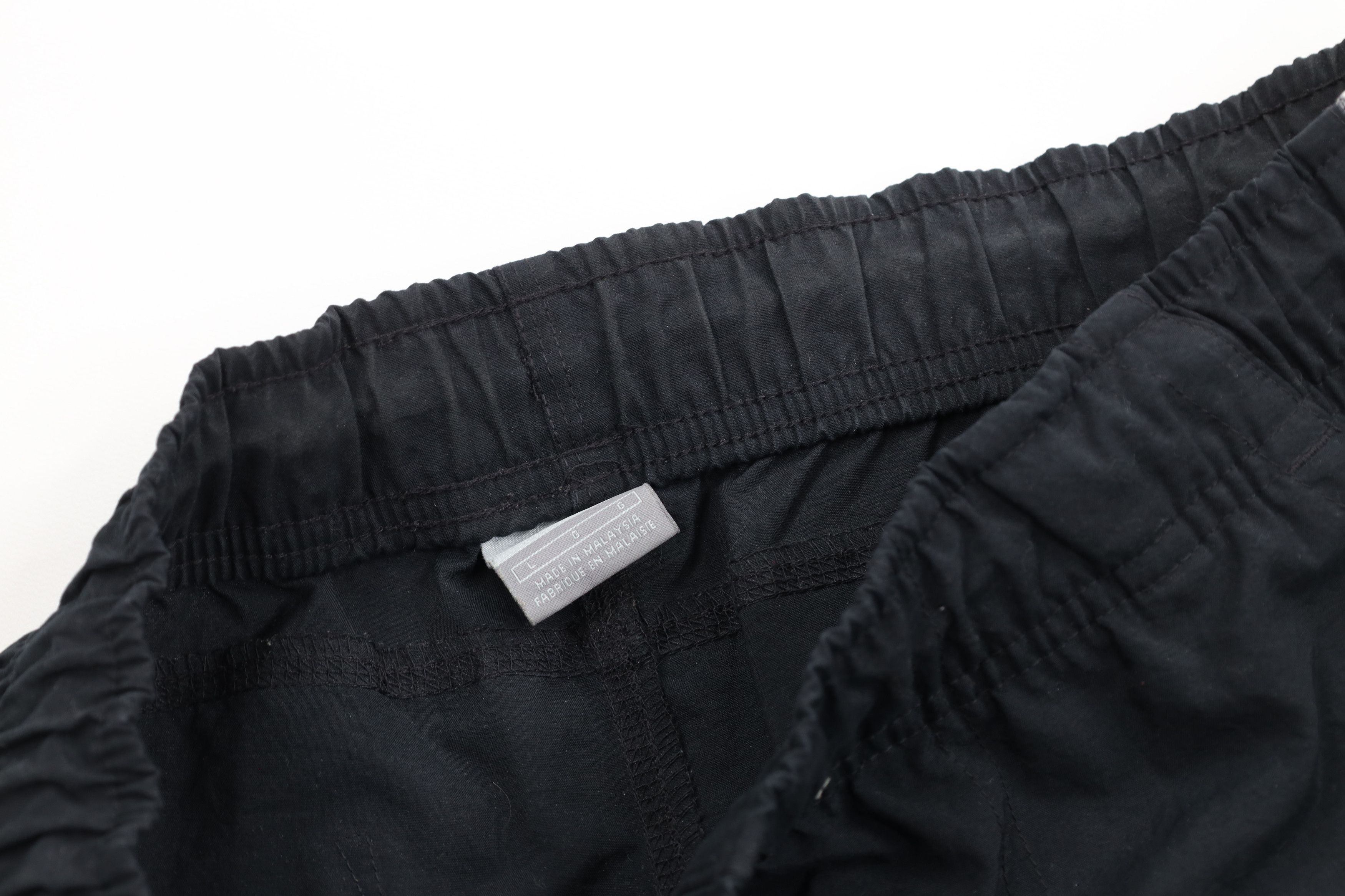 Nike × Vintage Vintage Nike Travis Scott Mini Swoosh Wide Leg Pants Black Size US 36 / EU 52 - 7 Thumbnail