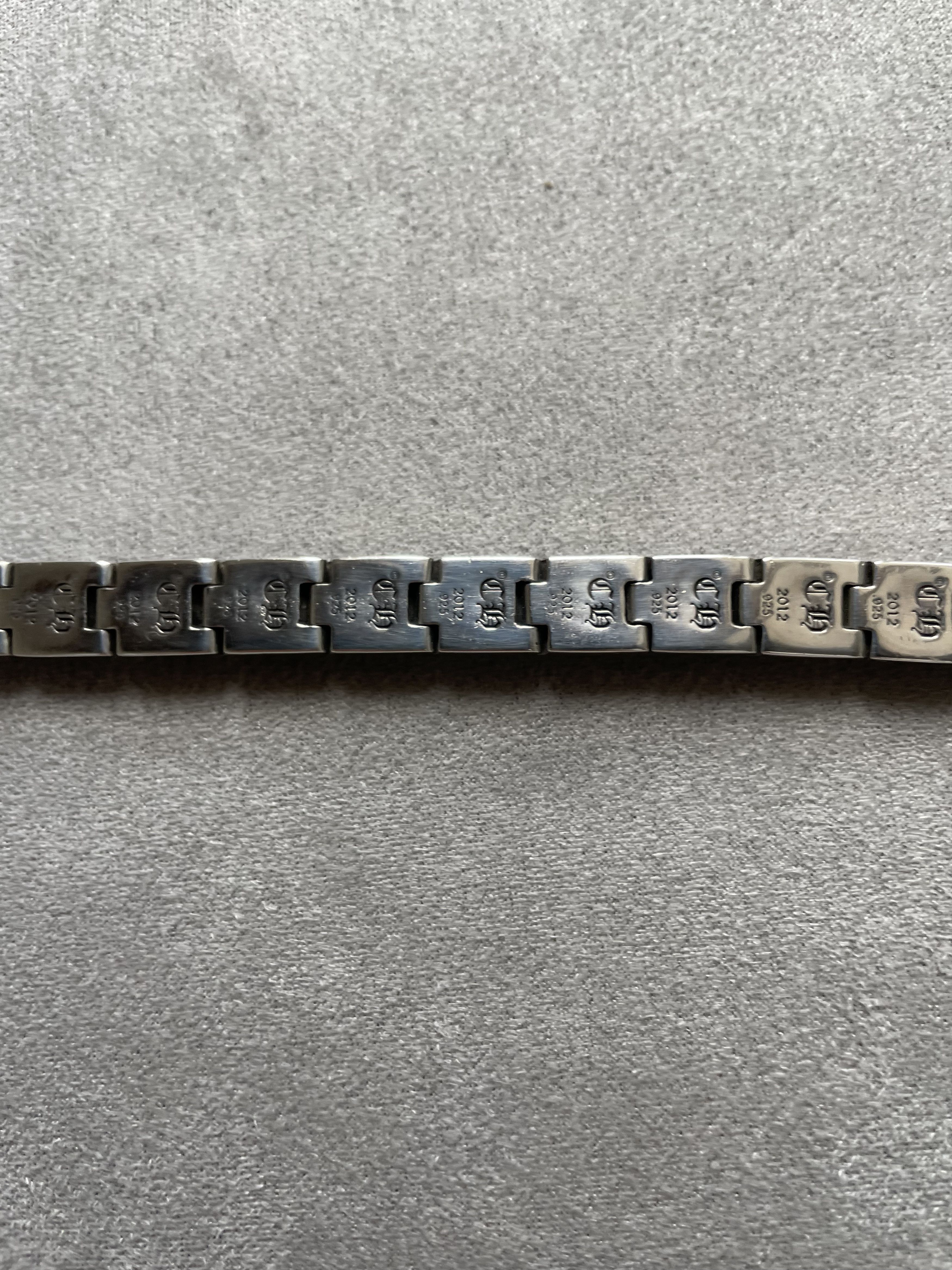 Chrome Hearts Chrome Hearts Silver Diamonds Pyramid Hinged Plus Bracelet Size ONE SIZE - 18 Thumbnail