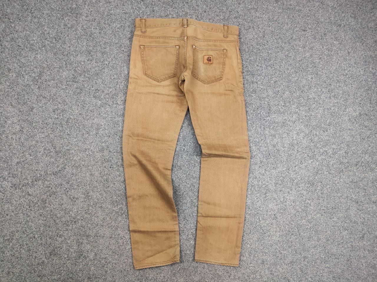 Carhartt Vintage Carhartt buccaneer Pants Brown Faded Denim USA Size US 31 - 4 Thumbnail