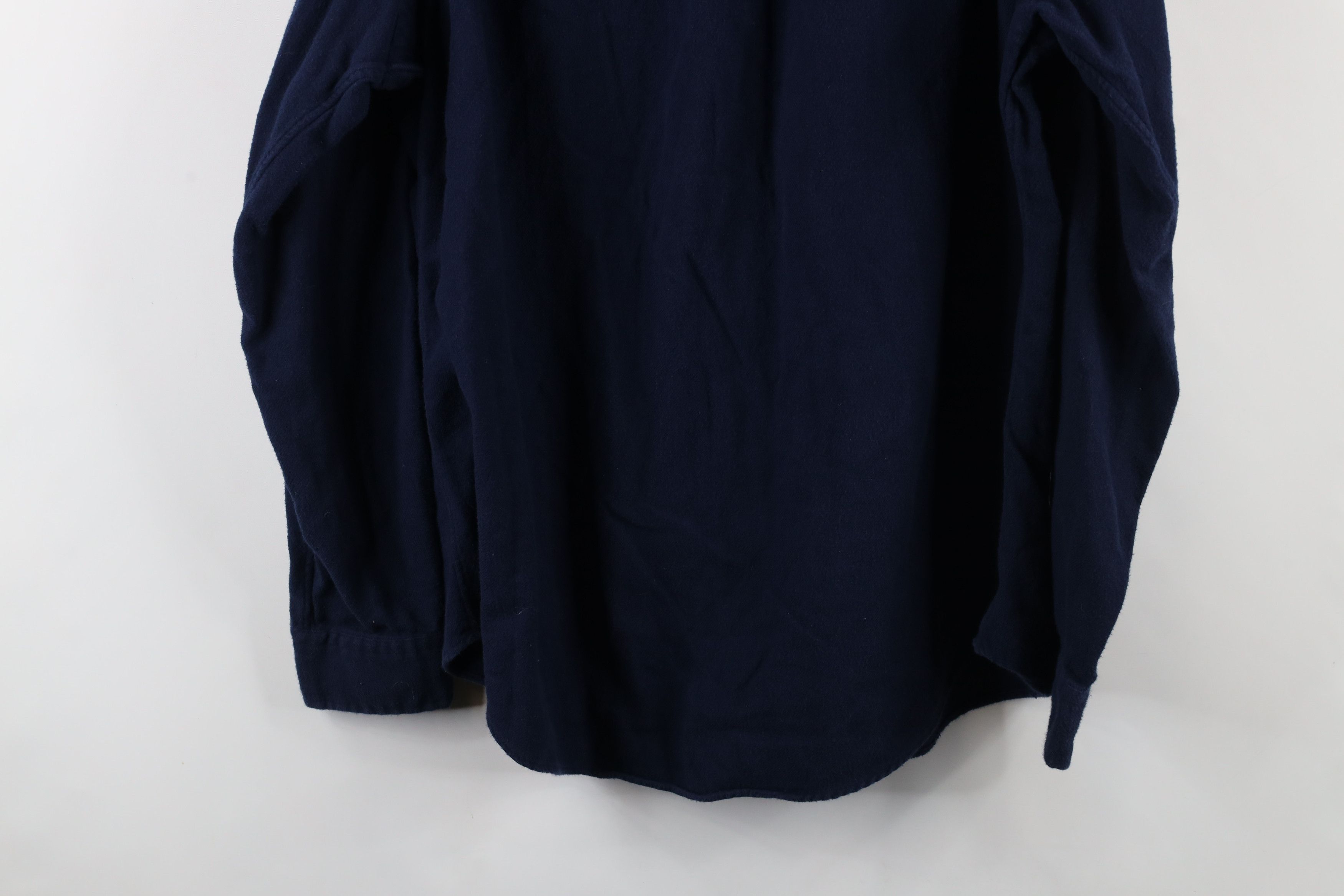 Polo Ralph Lauren Vintage 90s Ralph Lauren Flannel Collared Button Shirt Blue Size US XL / EU 56 / 4 - 13 Thumbnail