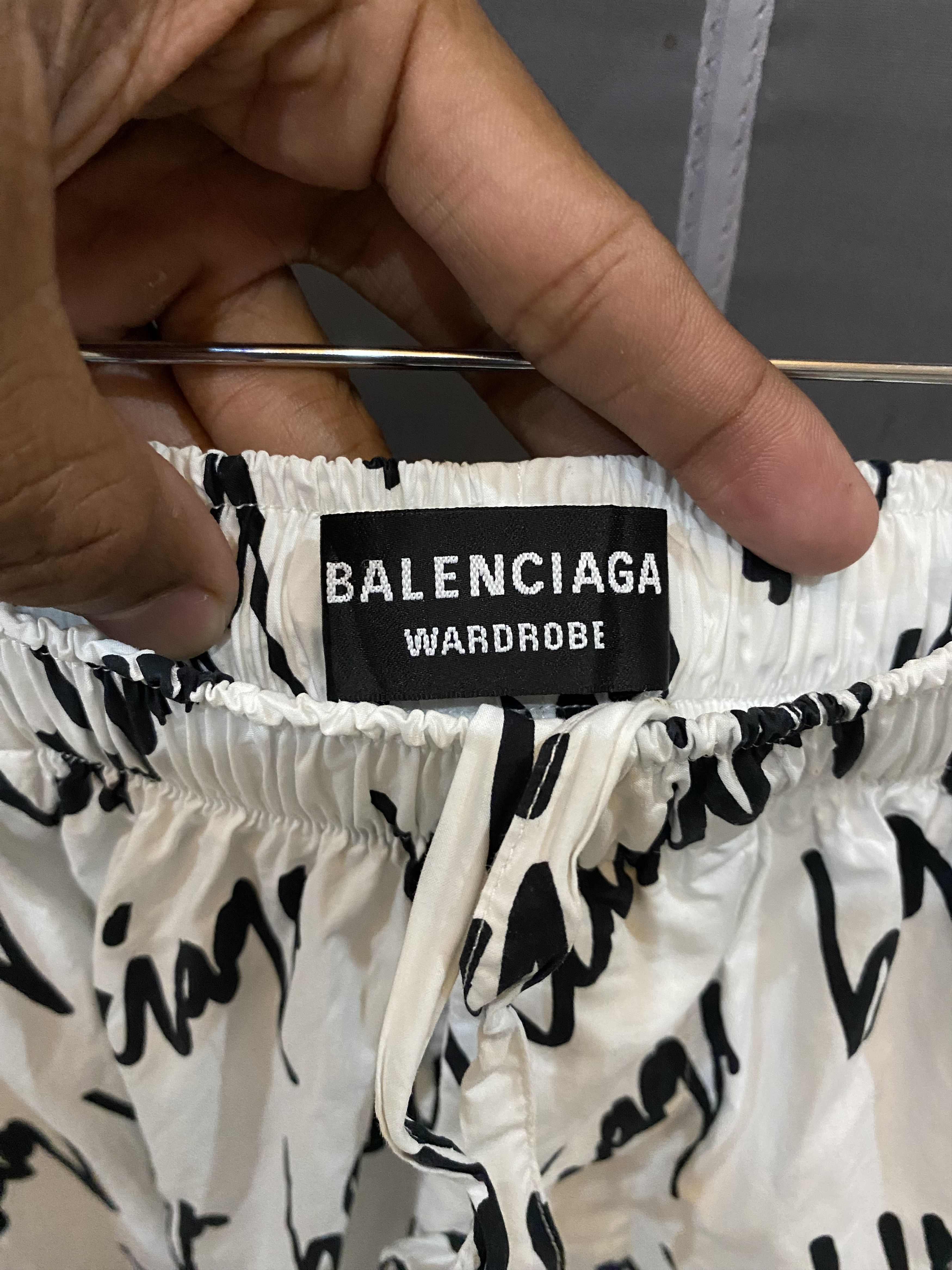 Balenciaga Balenciaga Cursive Logo Pajama Pants Size 25" / US 0 / IT 36 - 6 Thumbnail