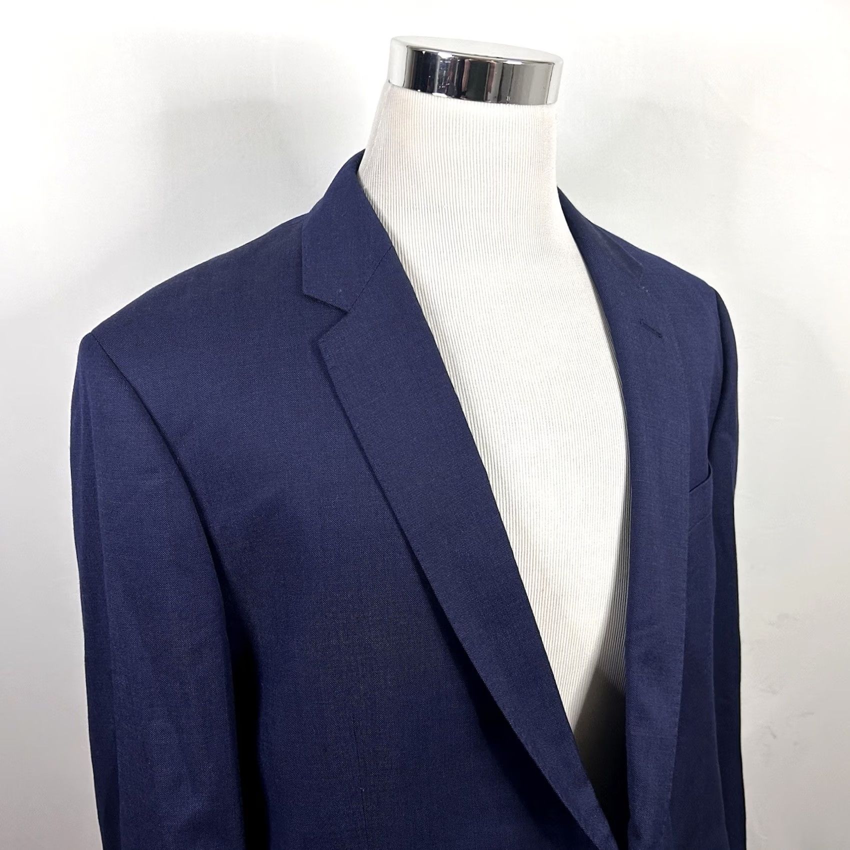 Doublet The Blk Tux Sport Coat 46L Blue Tollegno Wool Two Button Lined Double Vented Men's Jacket/Coat Size US S / EU 44-46 / 1 - 2 Thumbnail