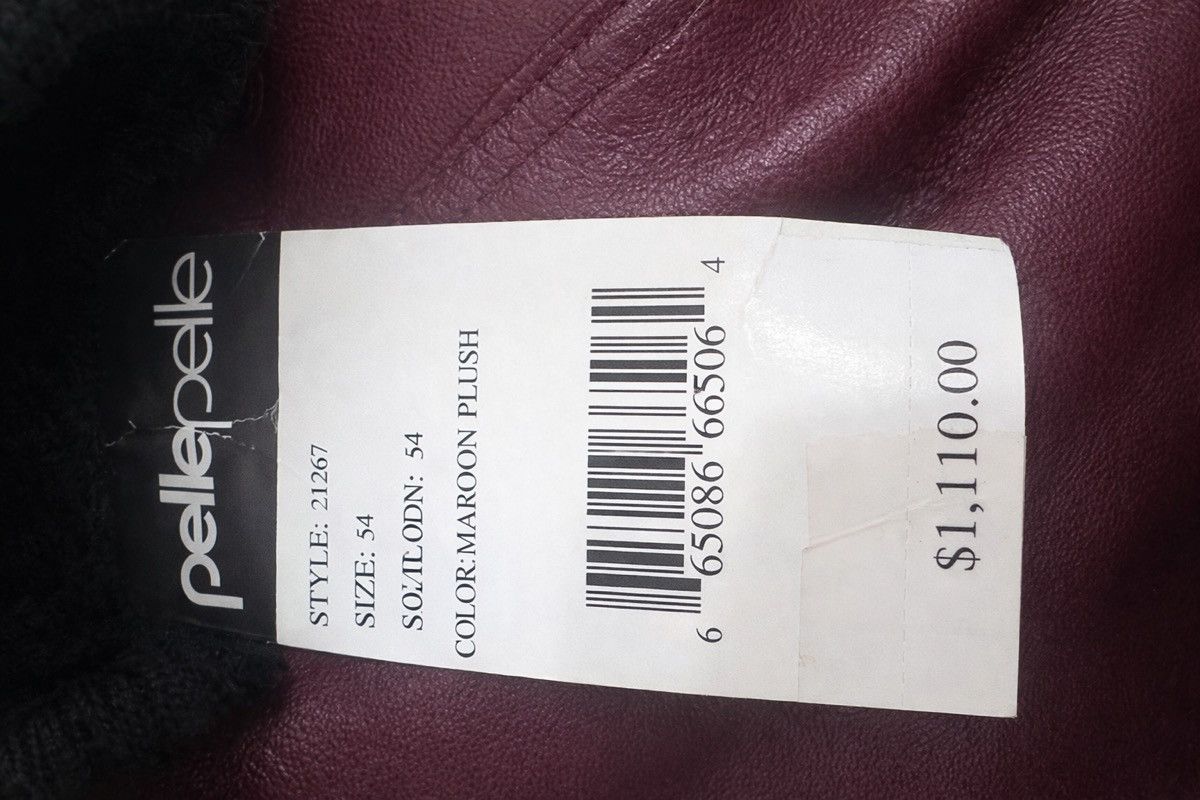 Pelle Pelle Pelle Pelle Maroon Legendary Leather Jacket Size US XL / EU 56 / 4 - 5 Thumbnail