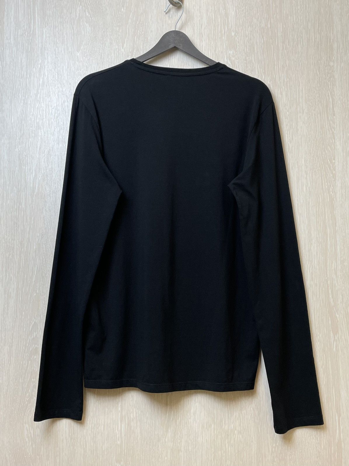 Roberto Cavalli Just Cavalli Long Sleeve Shirt Logo Black Print Size US M / EU 48-50 / 2 - 5 Thumbnail