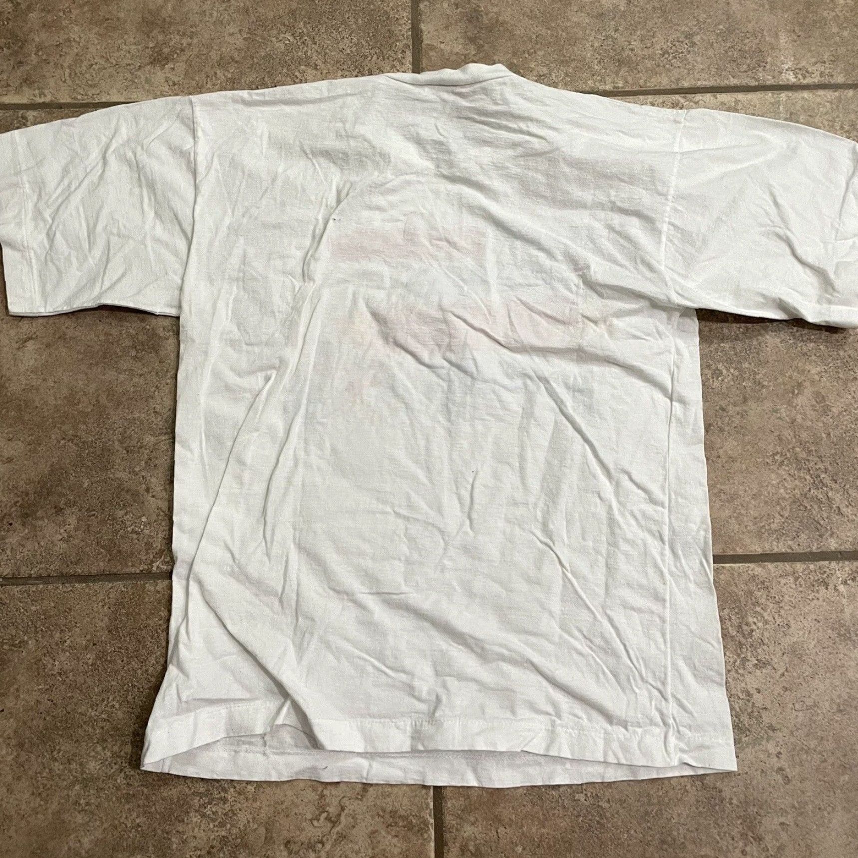 Vintage VINTAGE Fish Graphic T-Shirt Mens XL White Retro Fishing Tee Size US XL / EU 56 / 4 - 5 Thumbnail