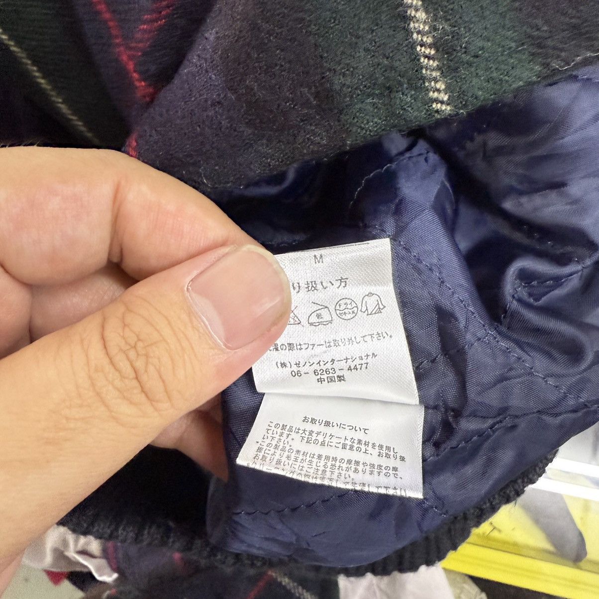 Beauty Beast Japanese Plaid Jacket Fur Hoodie Double Breasted Jacket Size US M / EU 48-50 / 2 - 9 Thumbnail