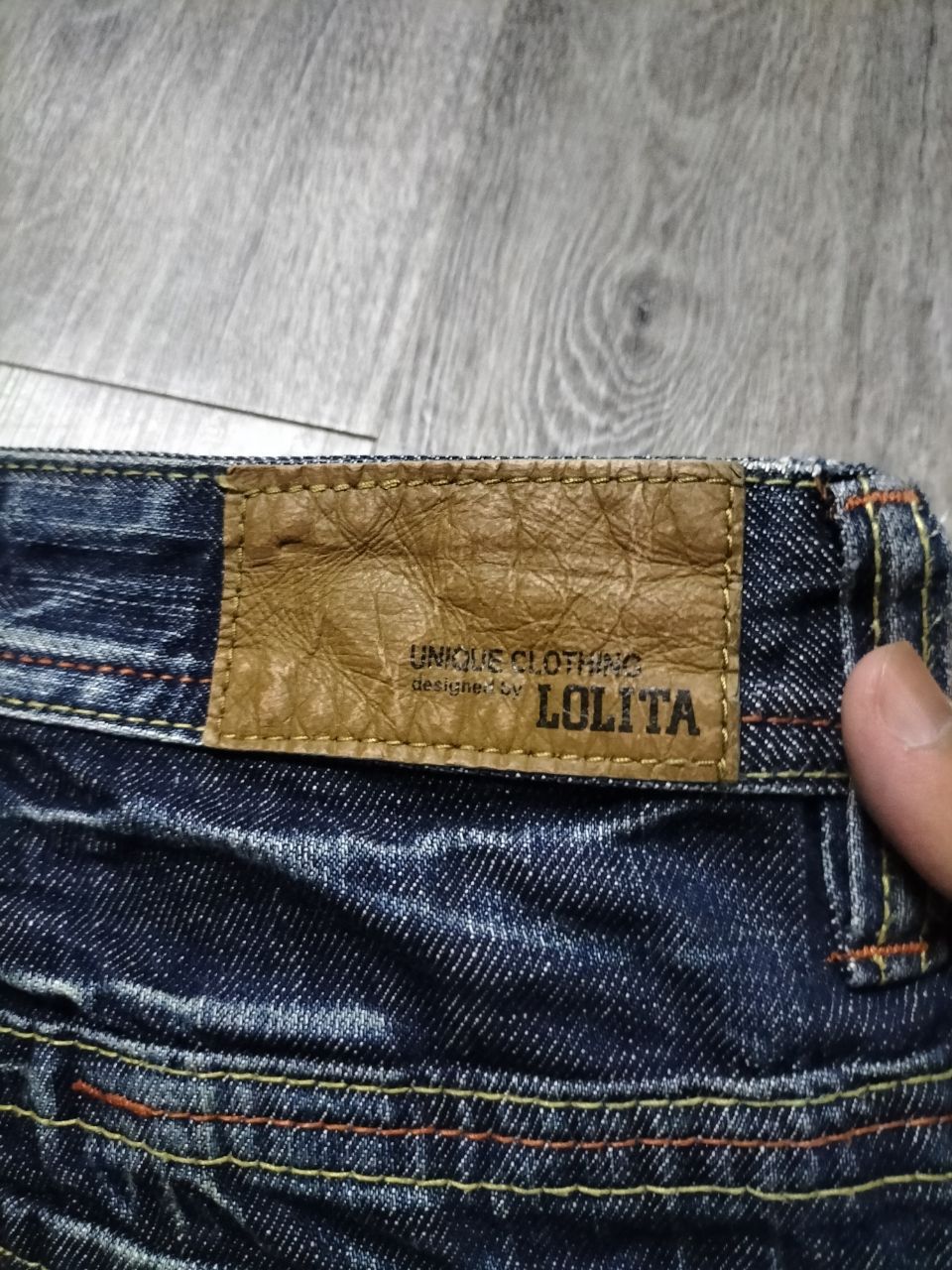 If Six Was Nine FLARE LOLITA Rare Faded distressed Jeans Size 28" / US 6 / IT 42 - 7 Thumbnail